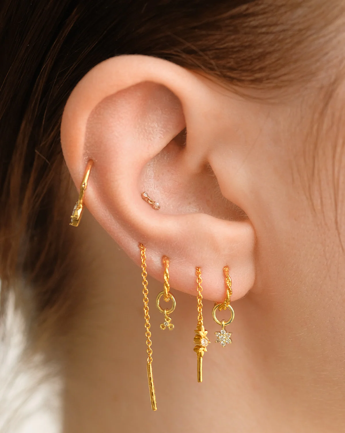 Madonna Tiny Pearl Stud - Image 8