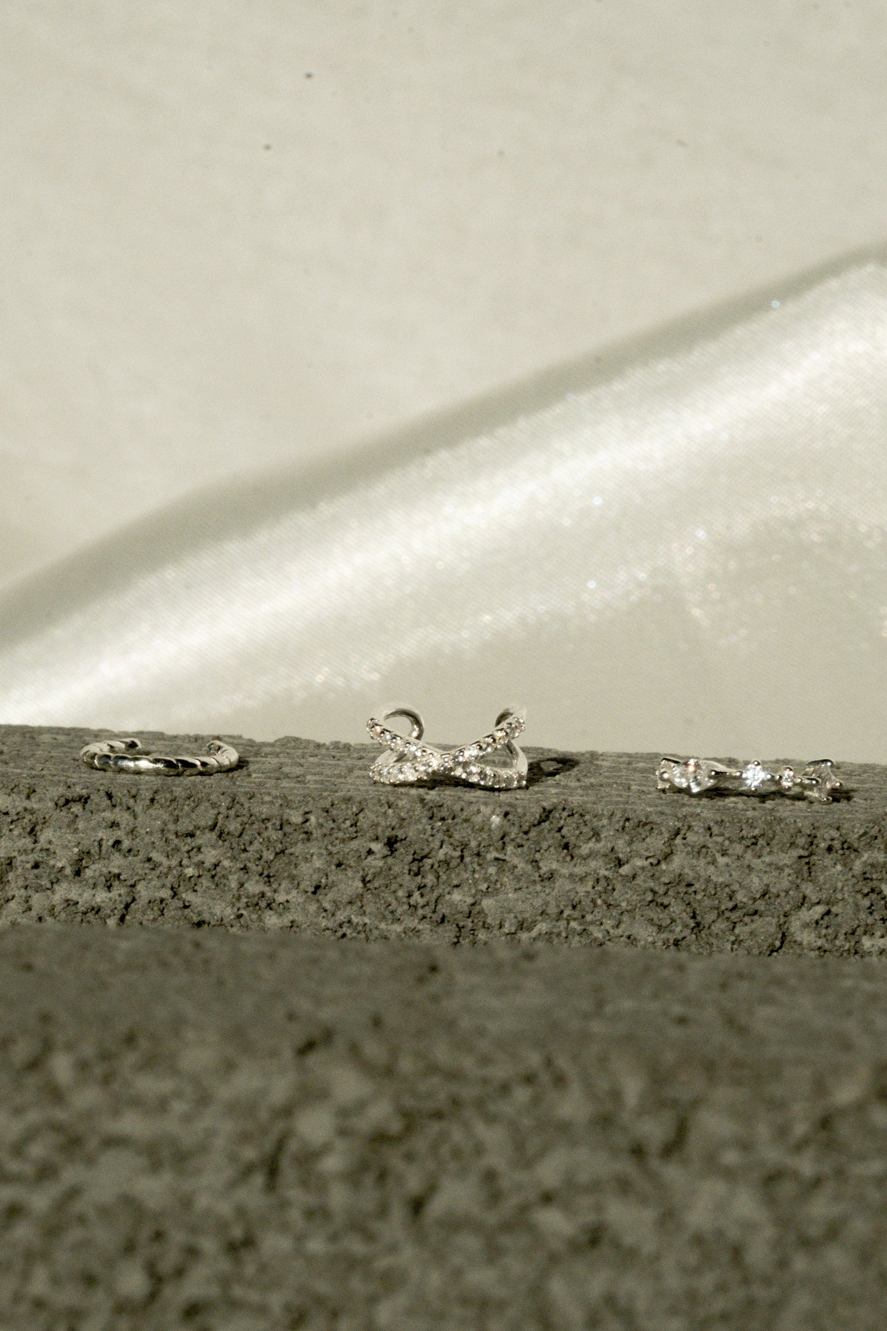 Marjorie Ear Cuffs Set - Sterling Silver - Image 5