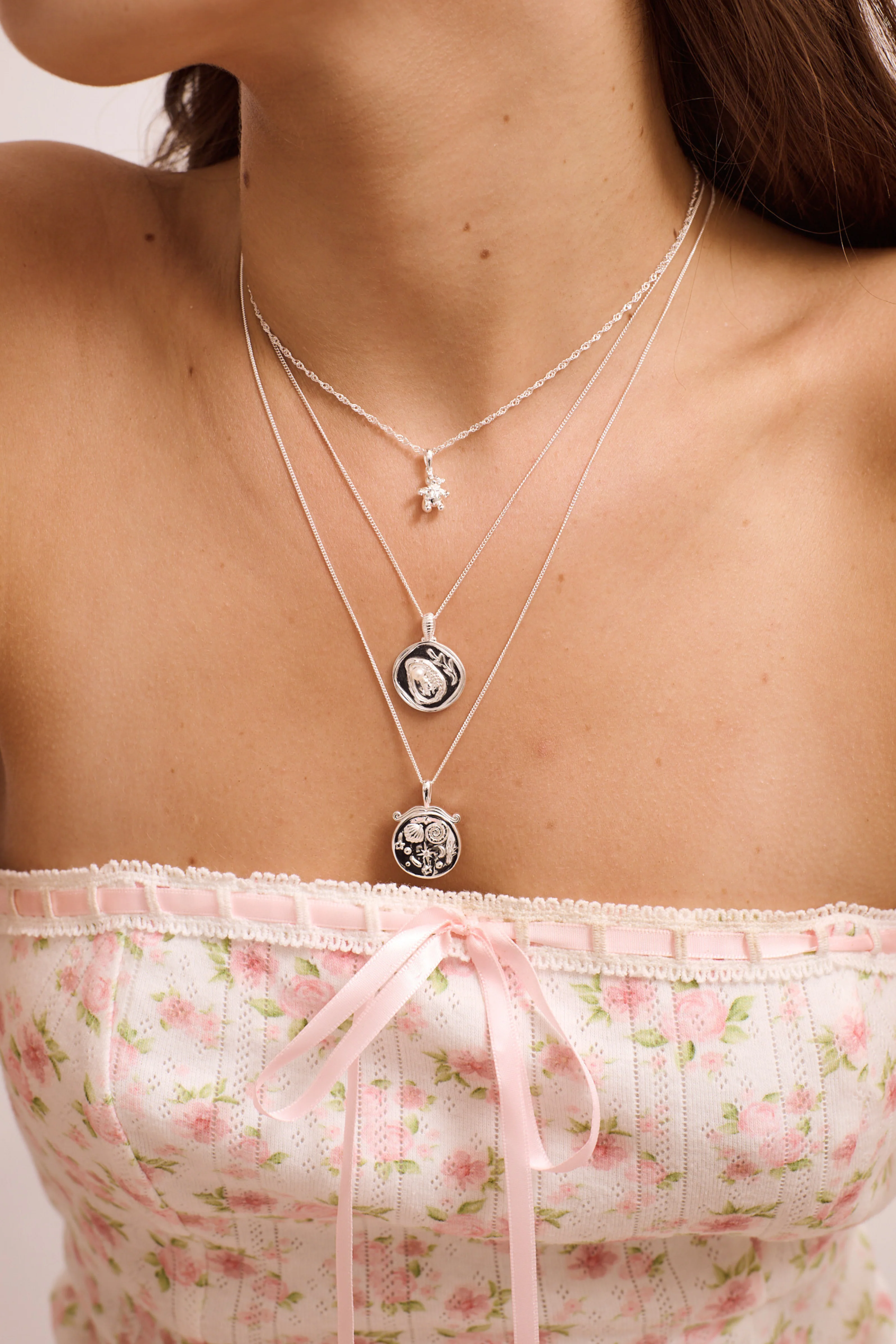 Memoir Trinket Necklace - Sterling Silver - Image 4