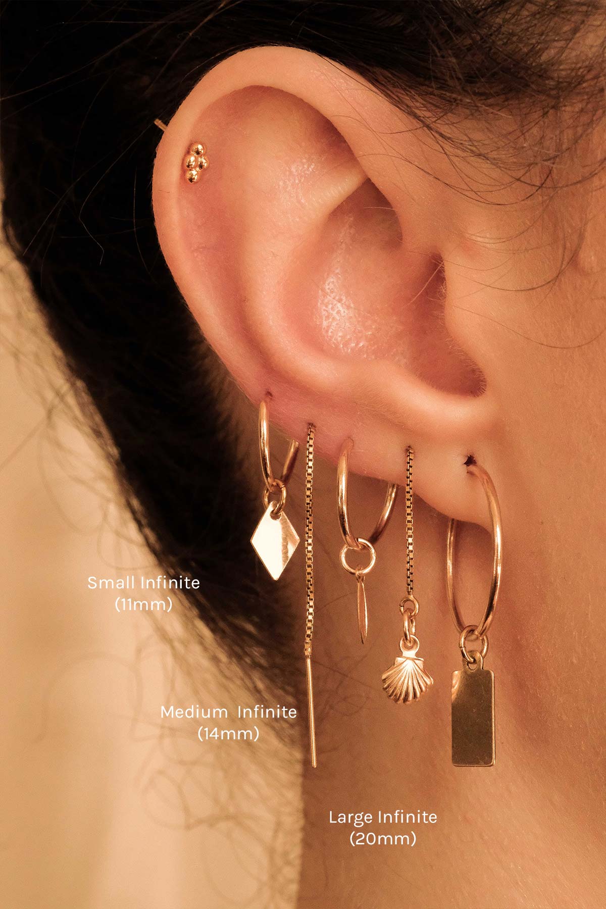 Mix & Match Large Infinite Hoops (20mm) - Image 3