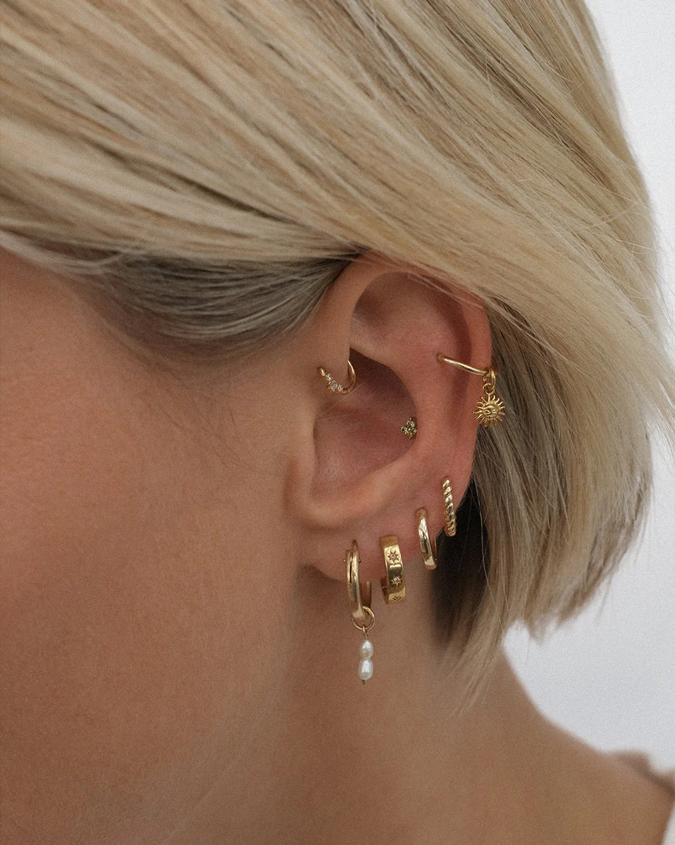 Mix & Match Medium Latch Hoops (15mm) - Image 4