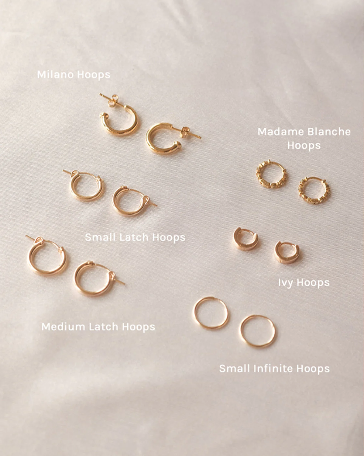 Mix & Match Medium Latch Hoops (15mm) - Image 9