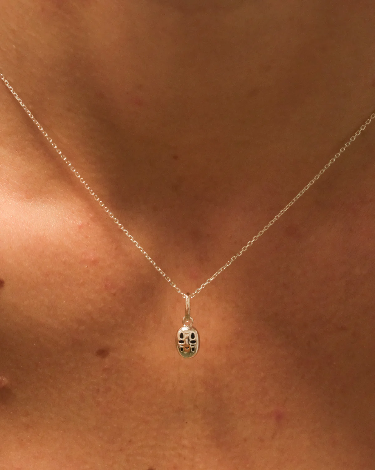 No Face Charm - Sterling Silver - Image 2