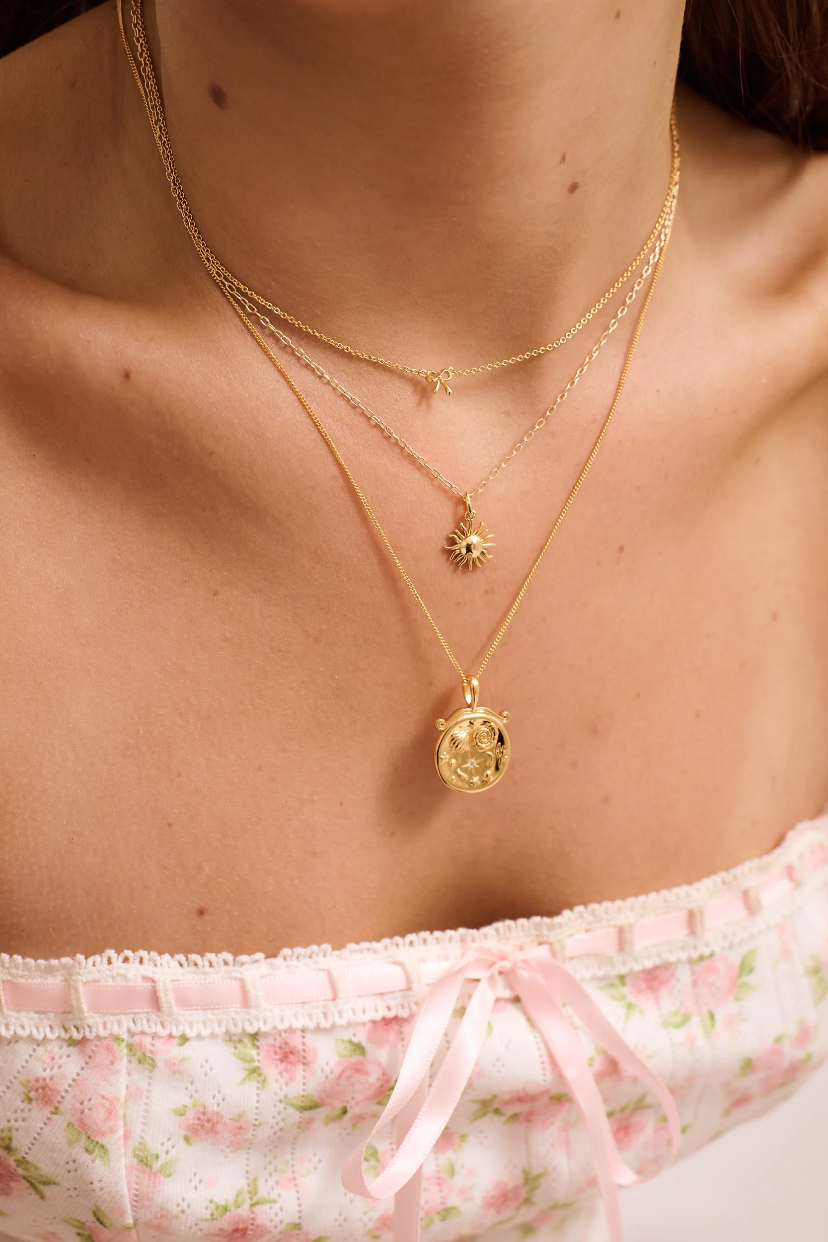 Paradiso Sun Pendant Necklace - Image 3