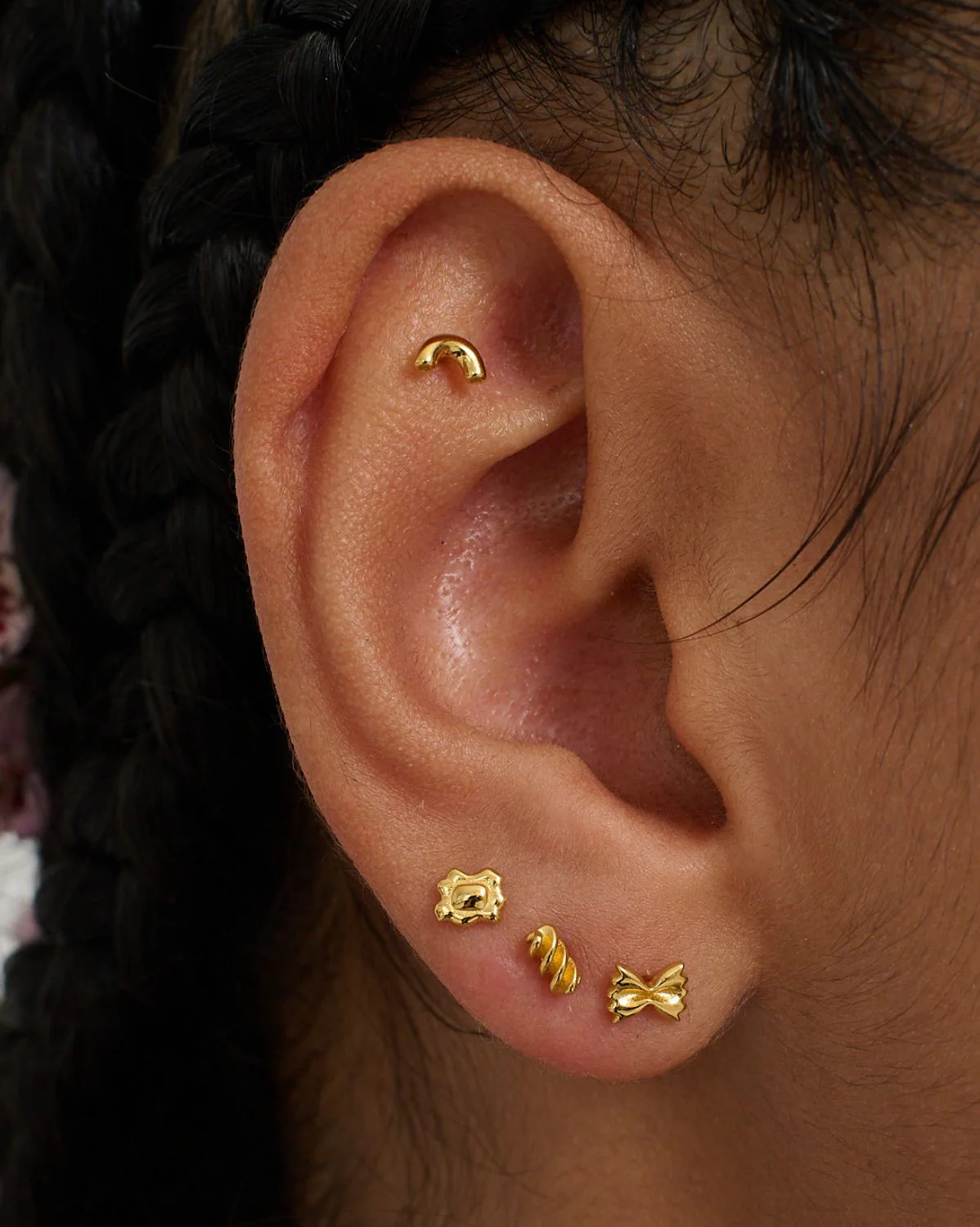 Pasta Shapes Earrings Set - Image 2