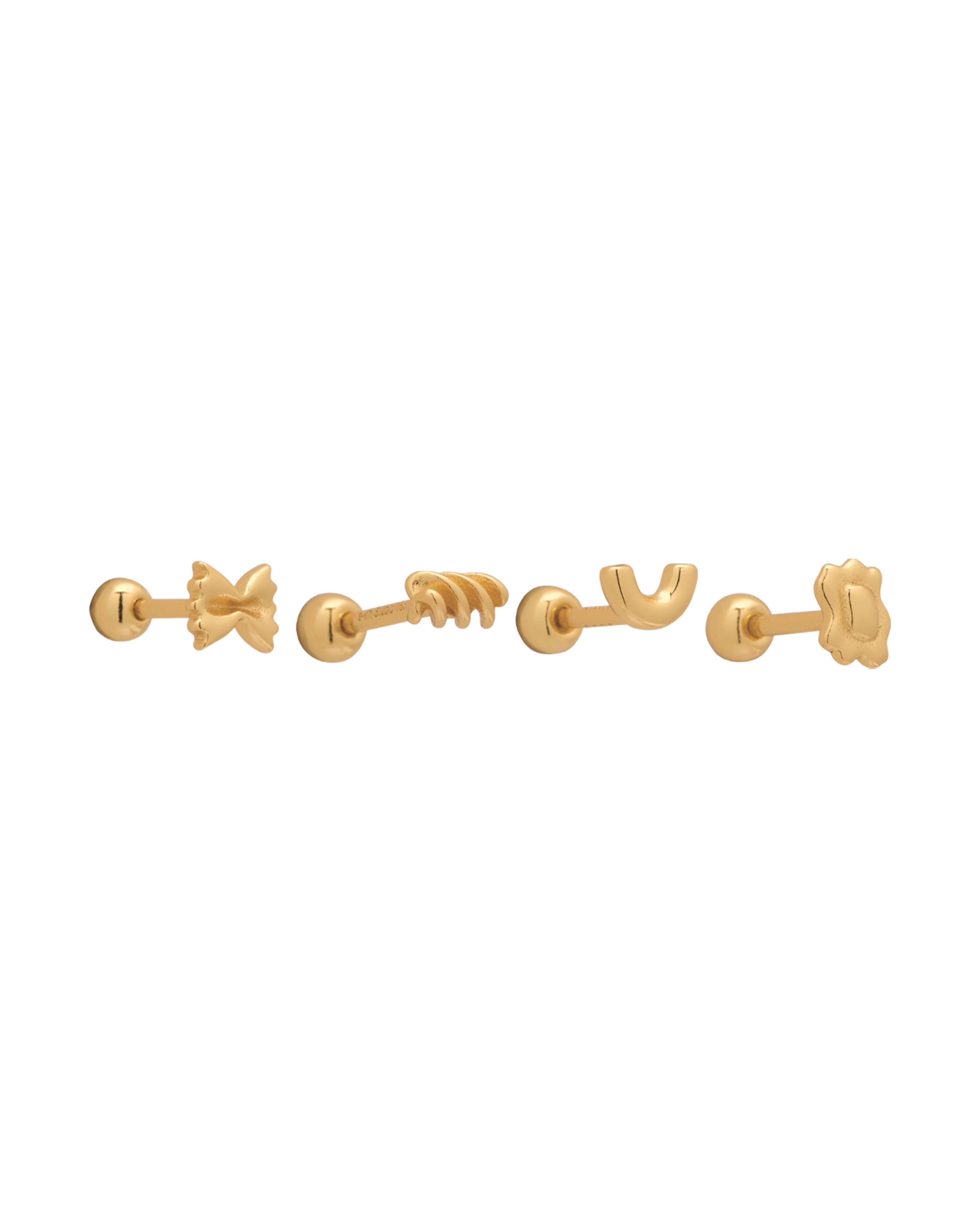 Pasta Shapes Earrings Set - Image 9