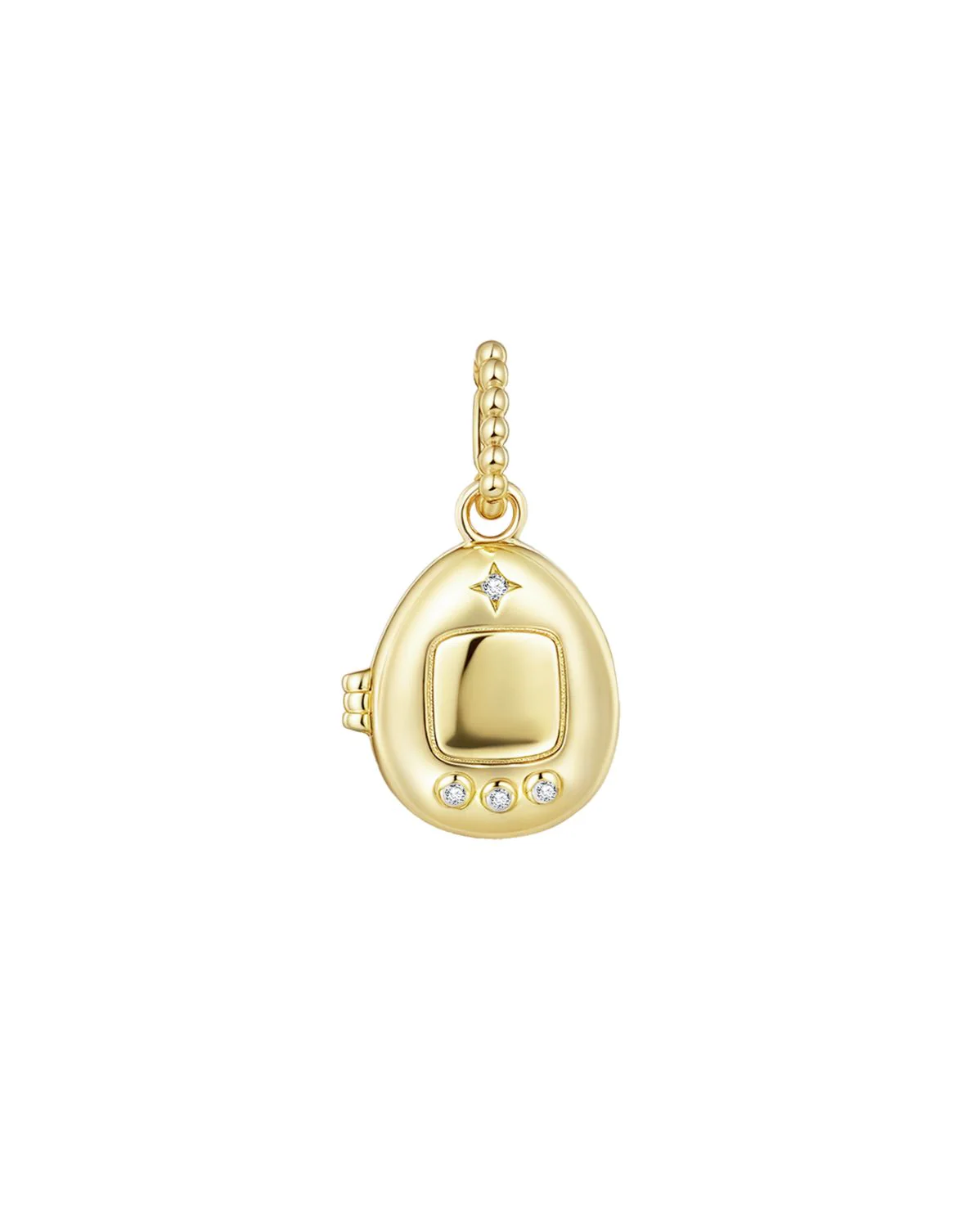 Pixel Engravable Locket Necklace - Image 11