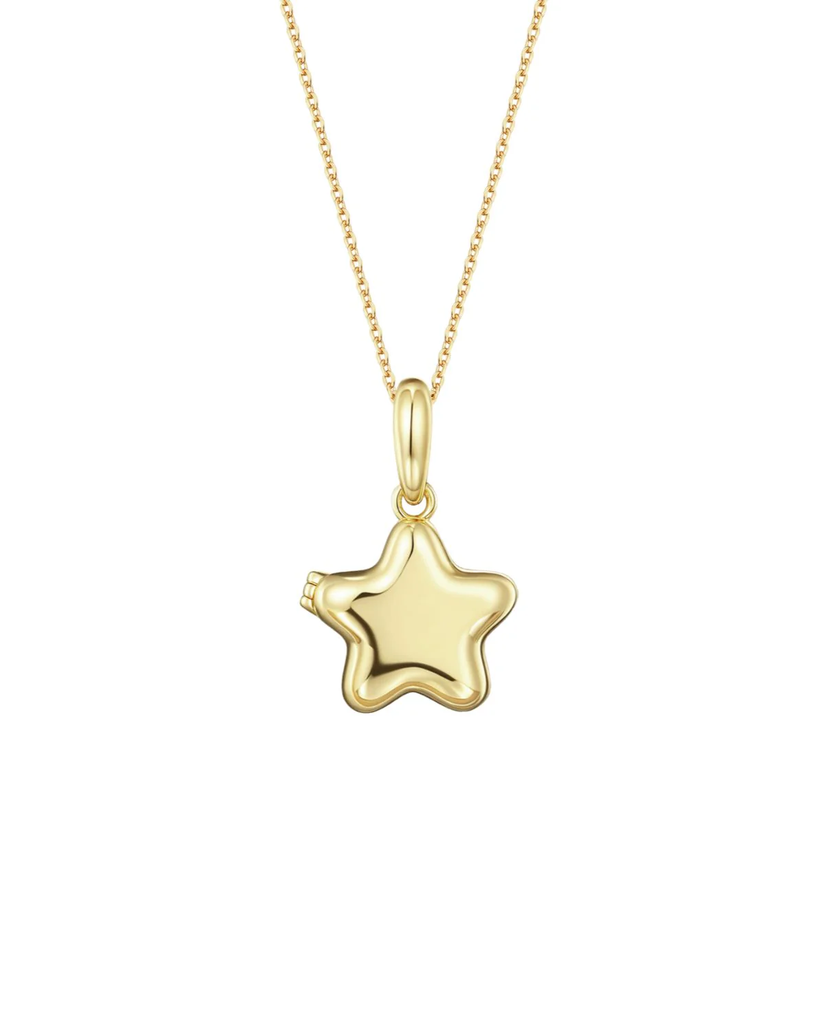 Polly’s Star Engravable Locket Necklace