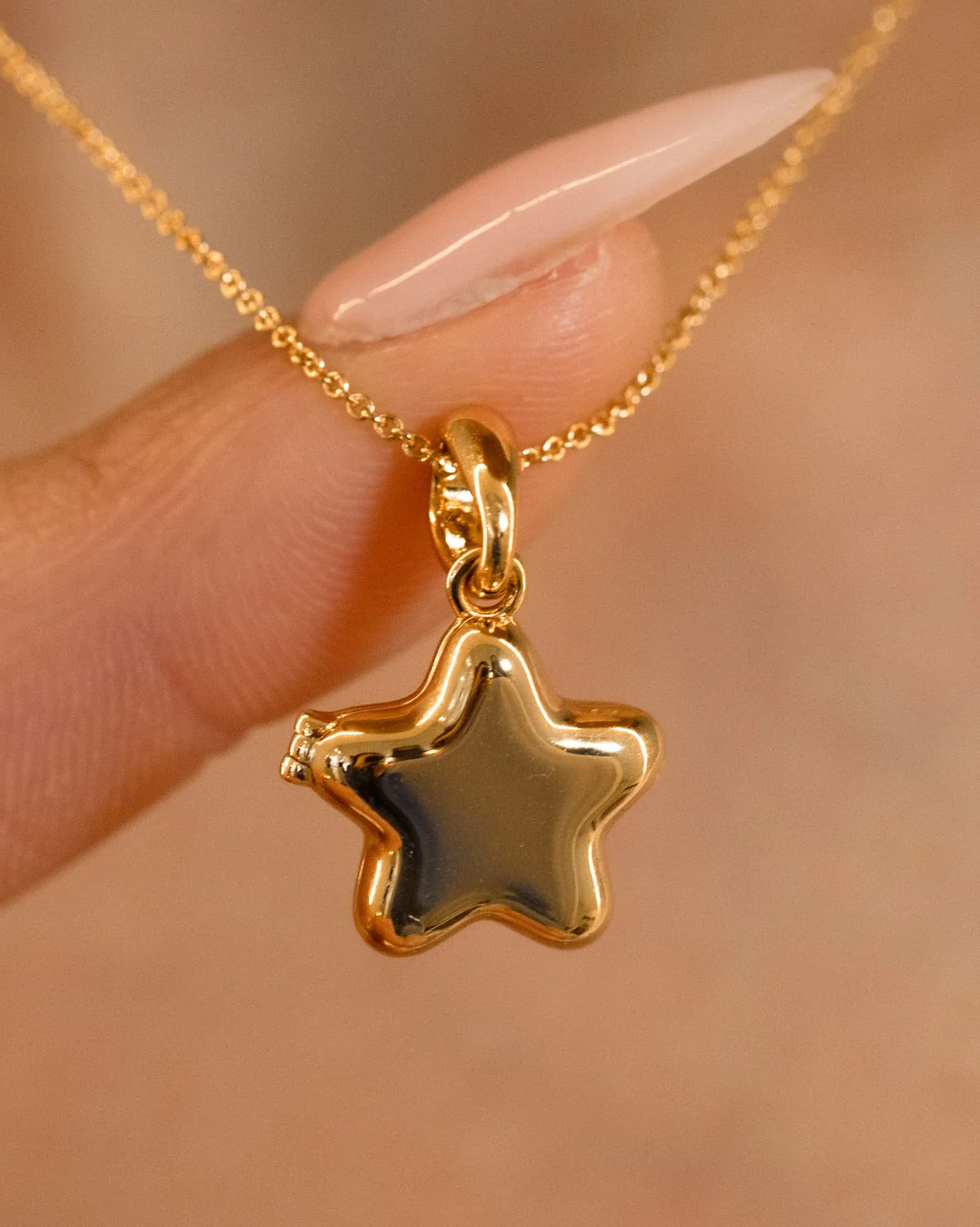 Polly’s Star Engravable Locket Necklace - Image 5