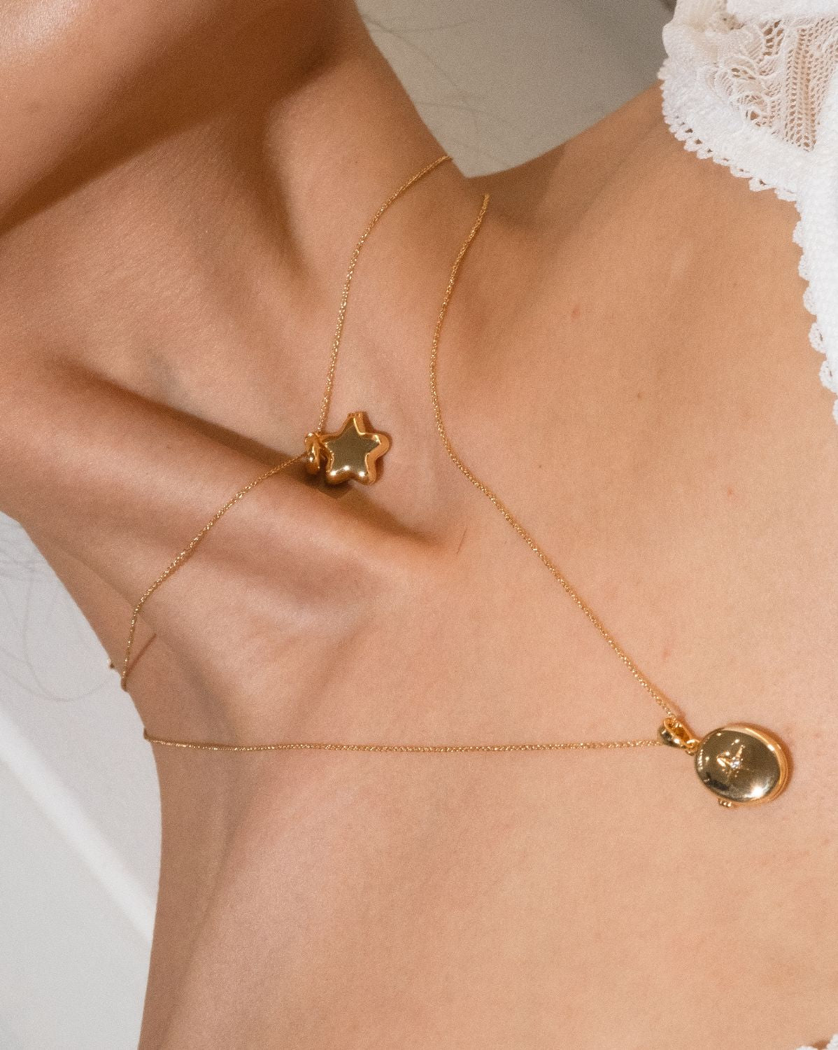 Polly’s Star Engravable Locket Necklace - Image 7