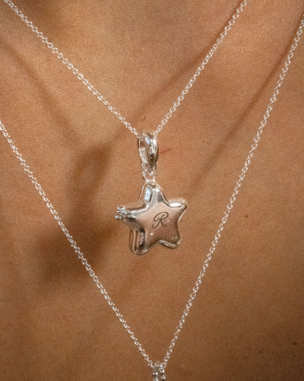Polly’s Star Engravable Locket Necklace - Silver - Image 7