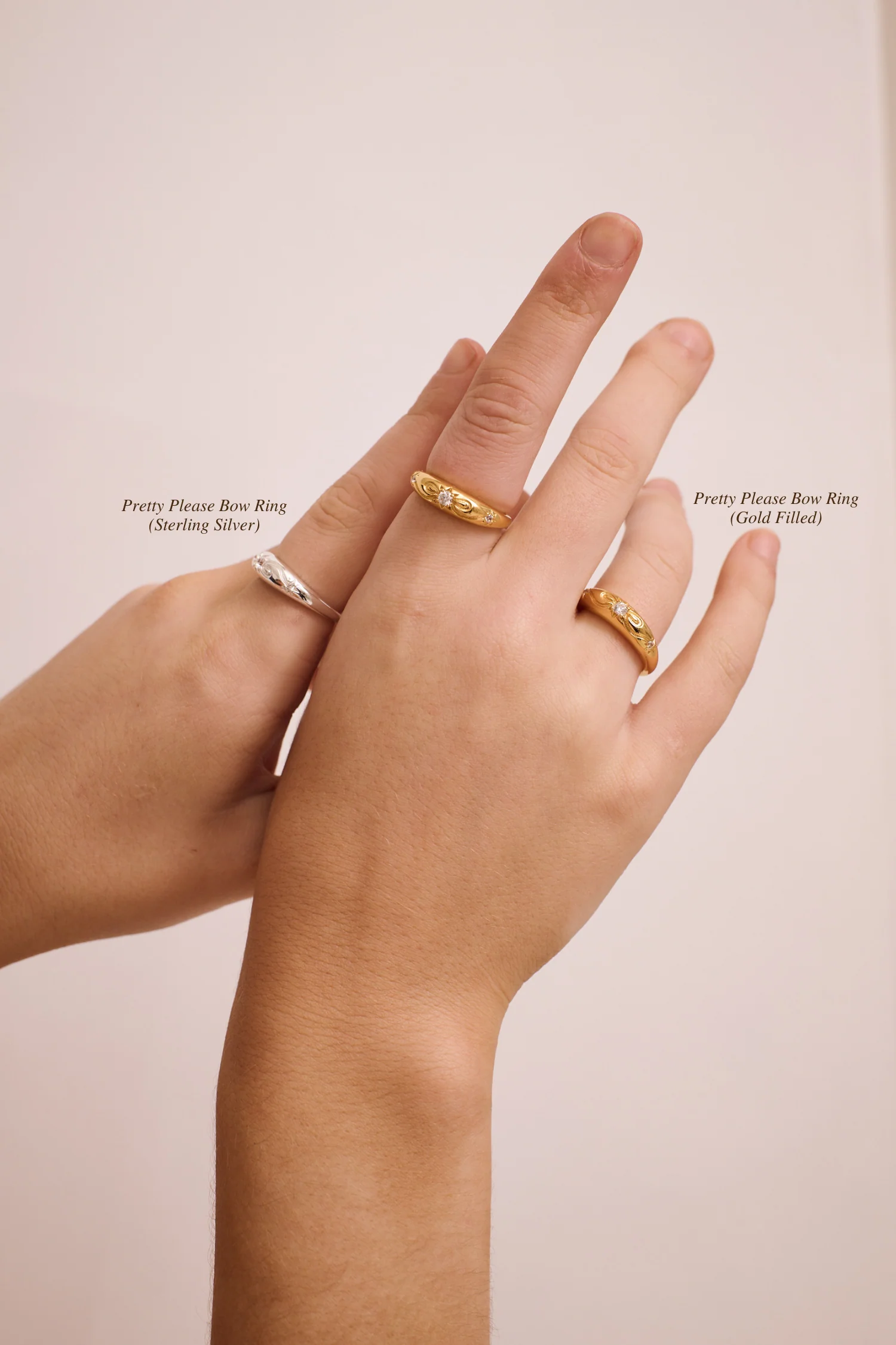 Pretty Please Bow Ring - Sterling Silver - Image 4