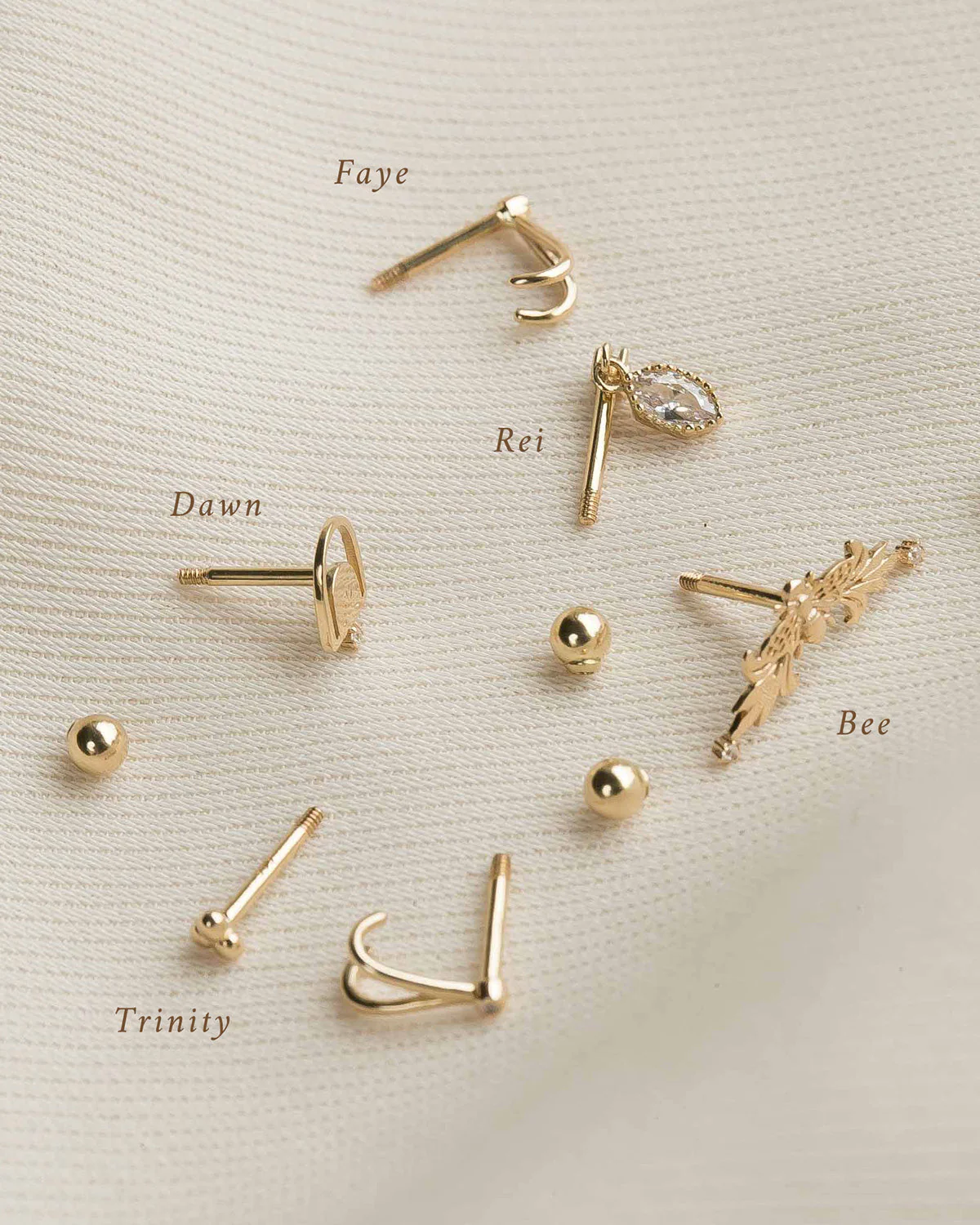 Rei Marquise Dangle Single Stud - Image 3