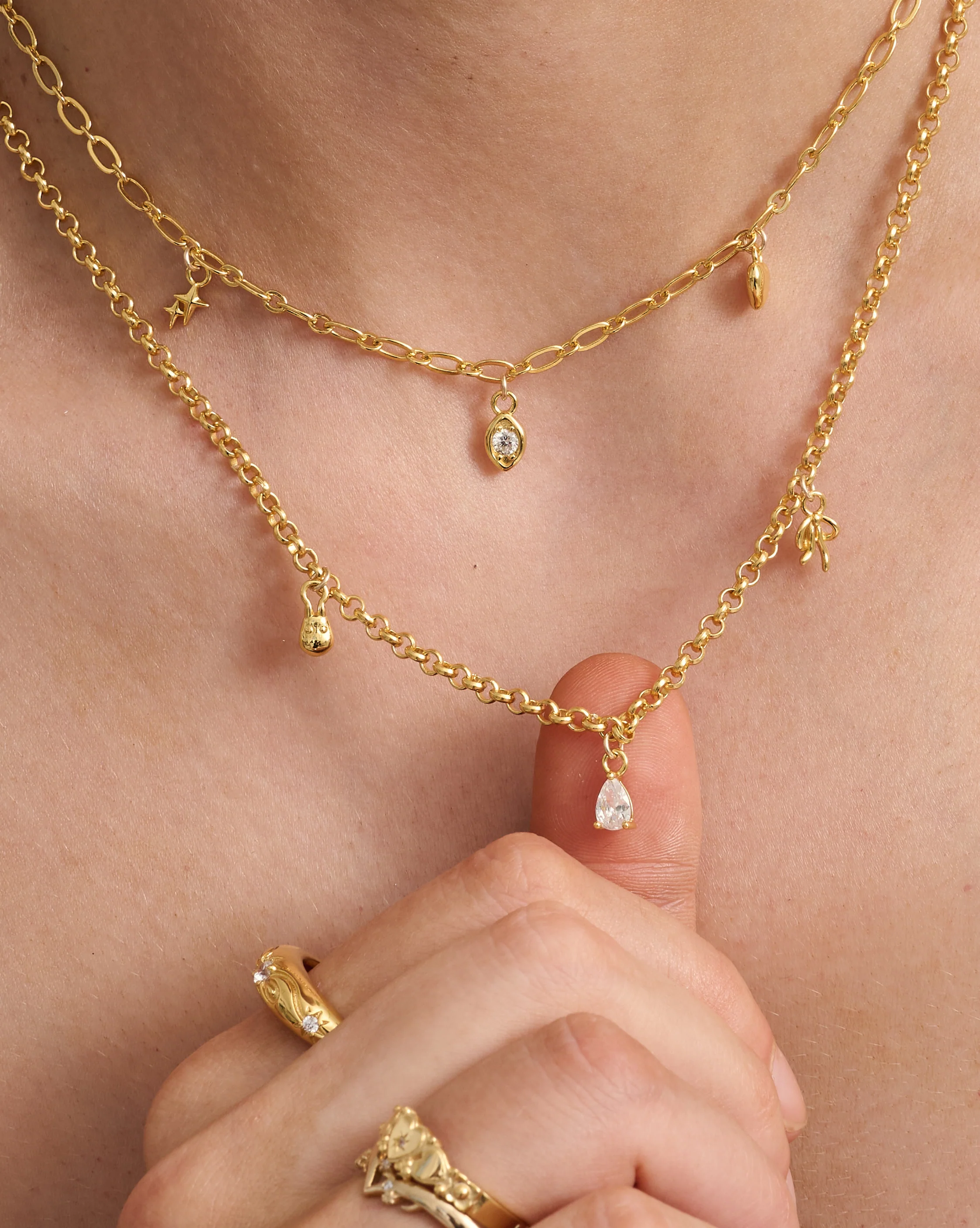 Rolo Charm Necklace - Image 9