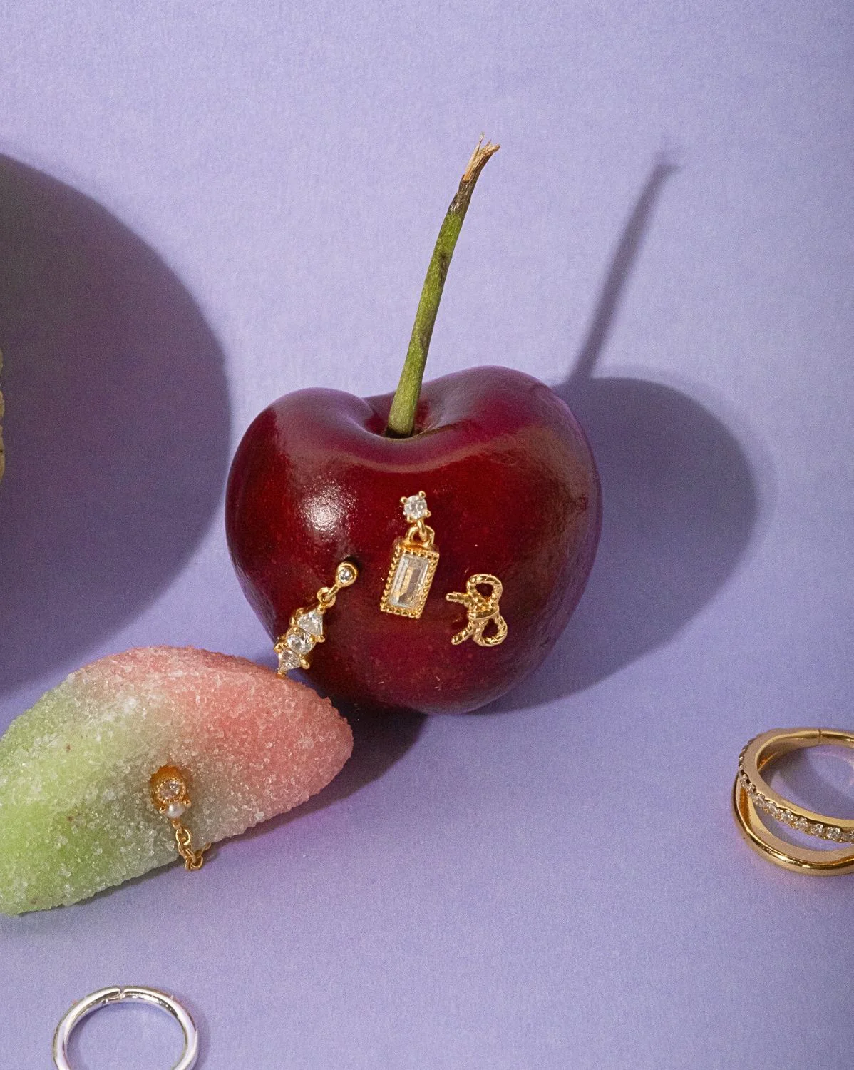 Rope Bow Piercing Stud - Image 5