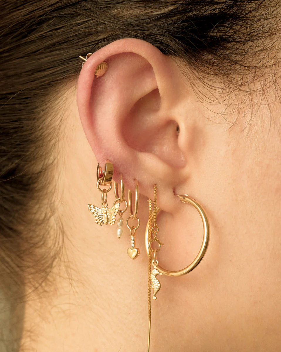 Sandra Basic Hoops - Sterling Silver - Image 3