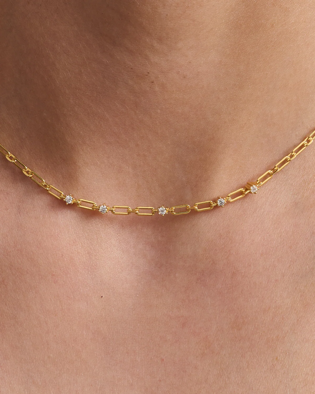 Satellite Paperclip Necklace - Image 2