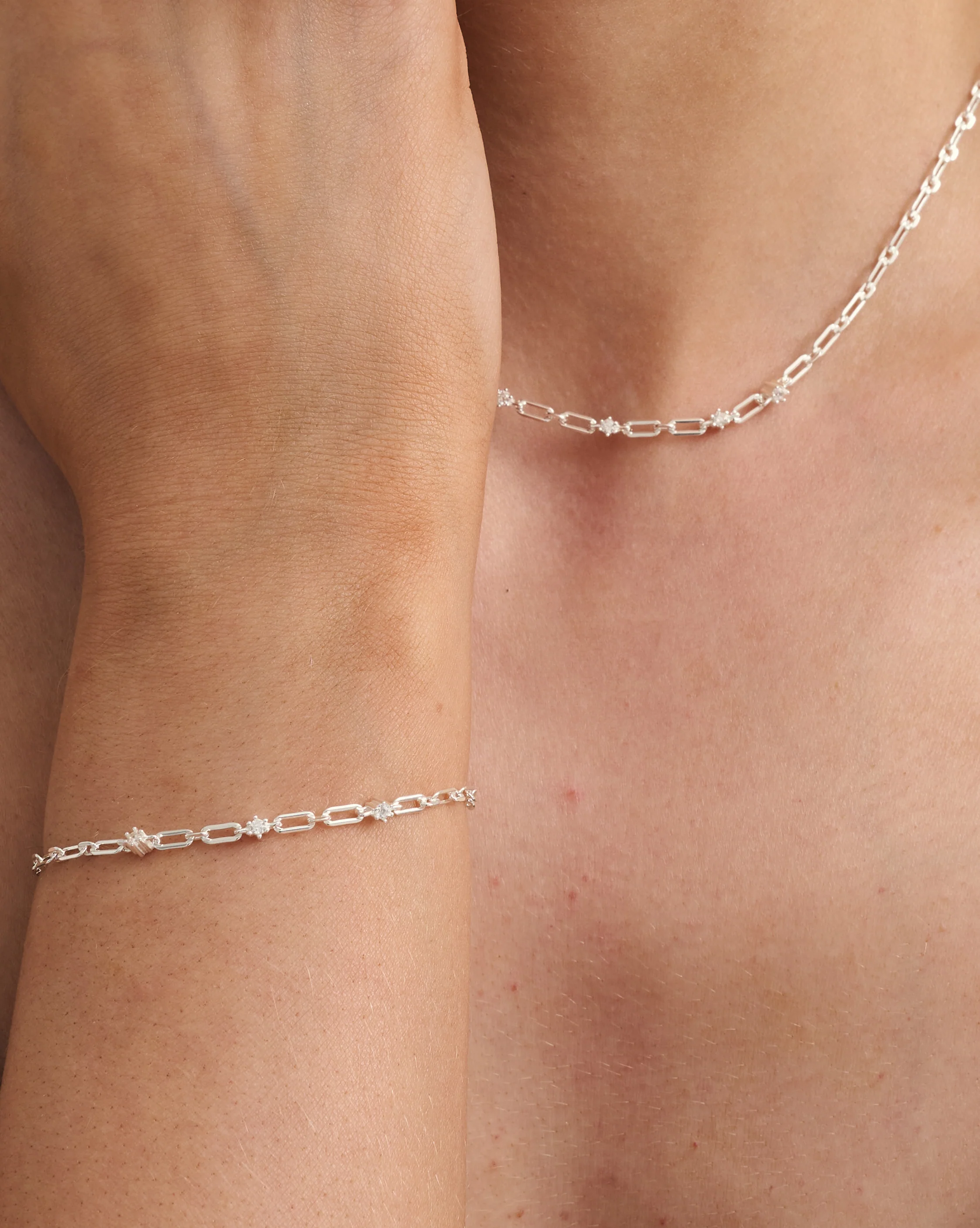 Satellite Paperclip Necklace - Sterling Silver - Image 8