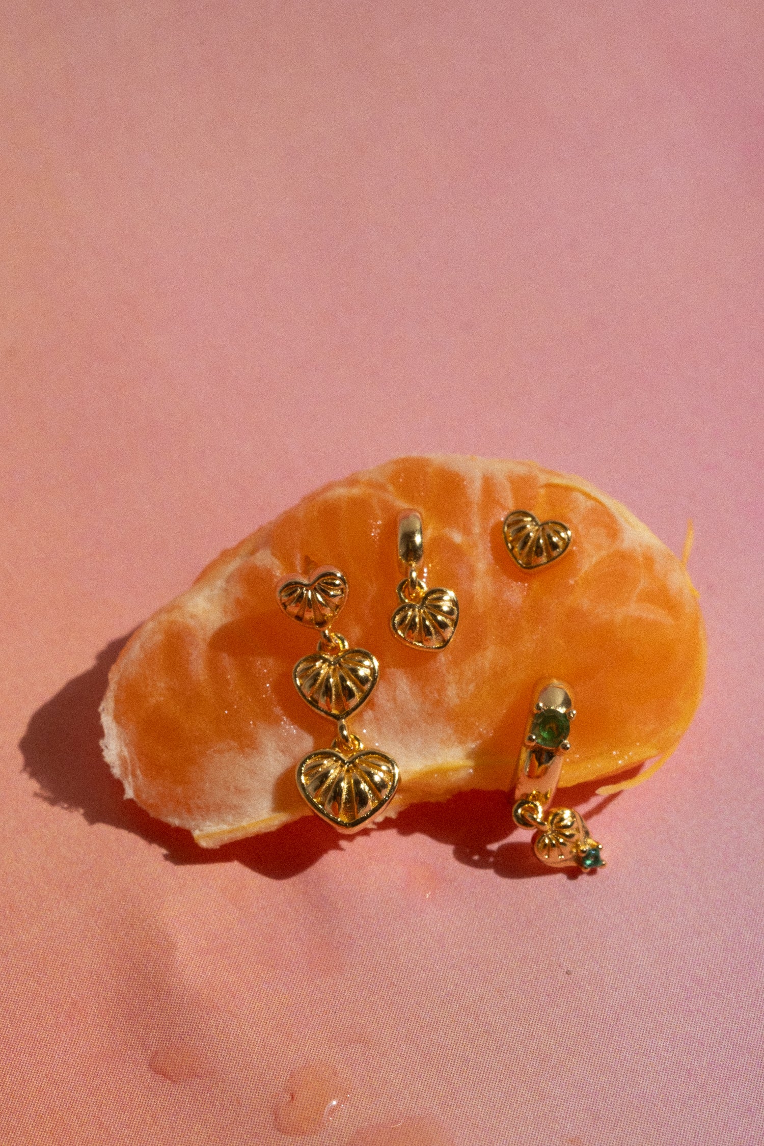 Simone Vintage Heart Earrings Set - Image 6