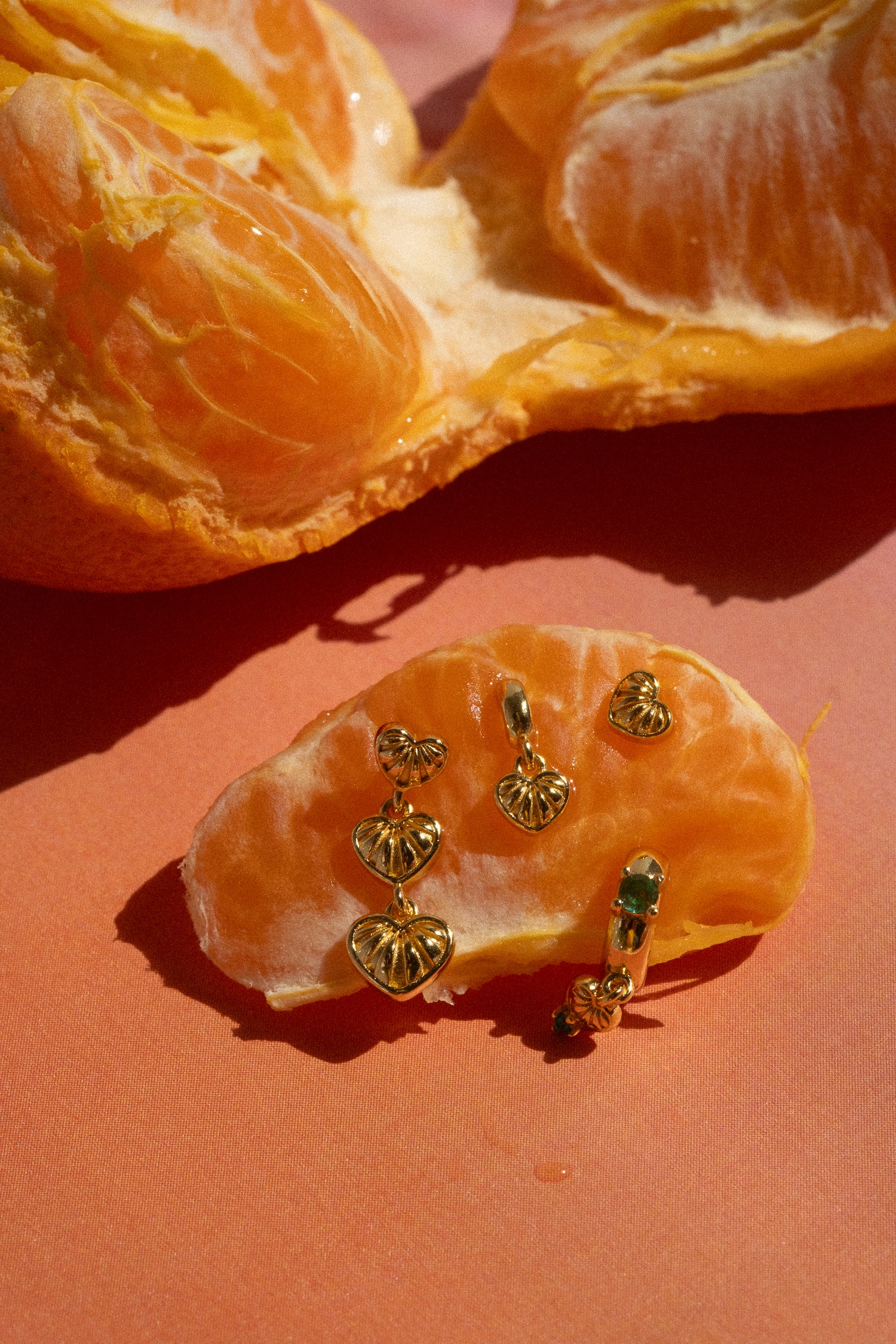 Simone Vintage Heart Earrings Set - Image 8