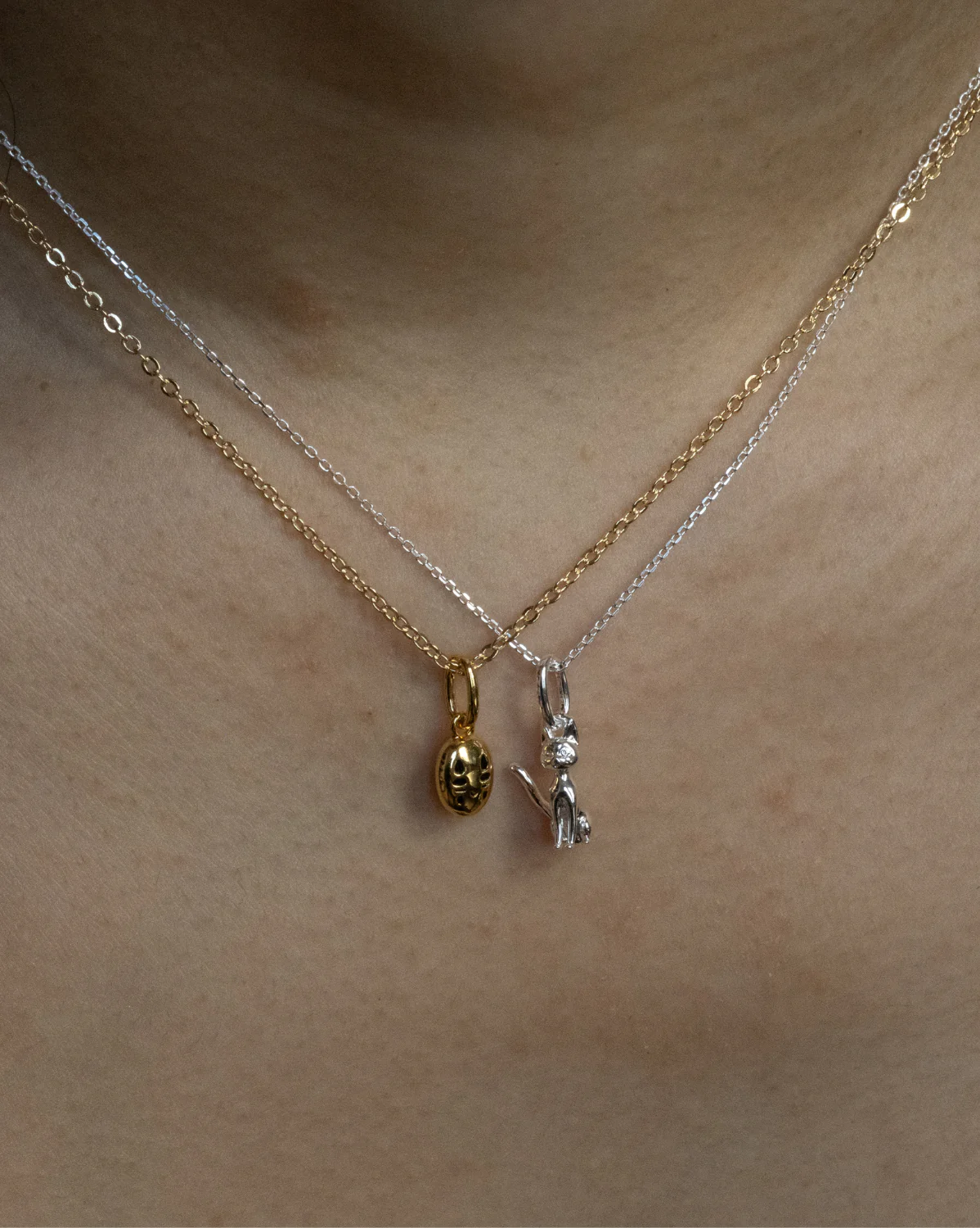 Solid Gold No Face Charm - Image 7