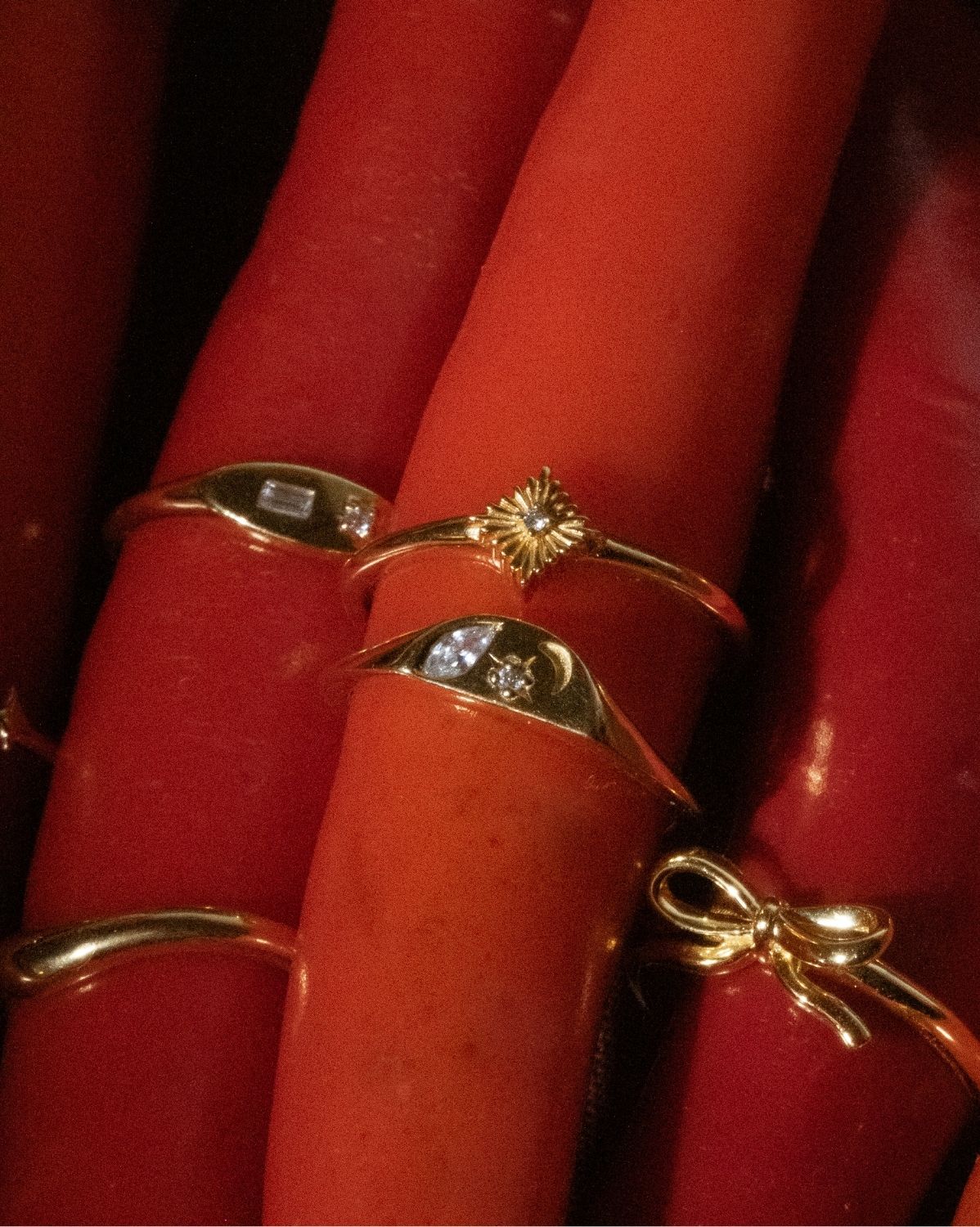 Ayla Half-Moon Signet Ring - Image 6