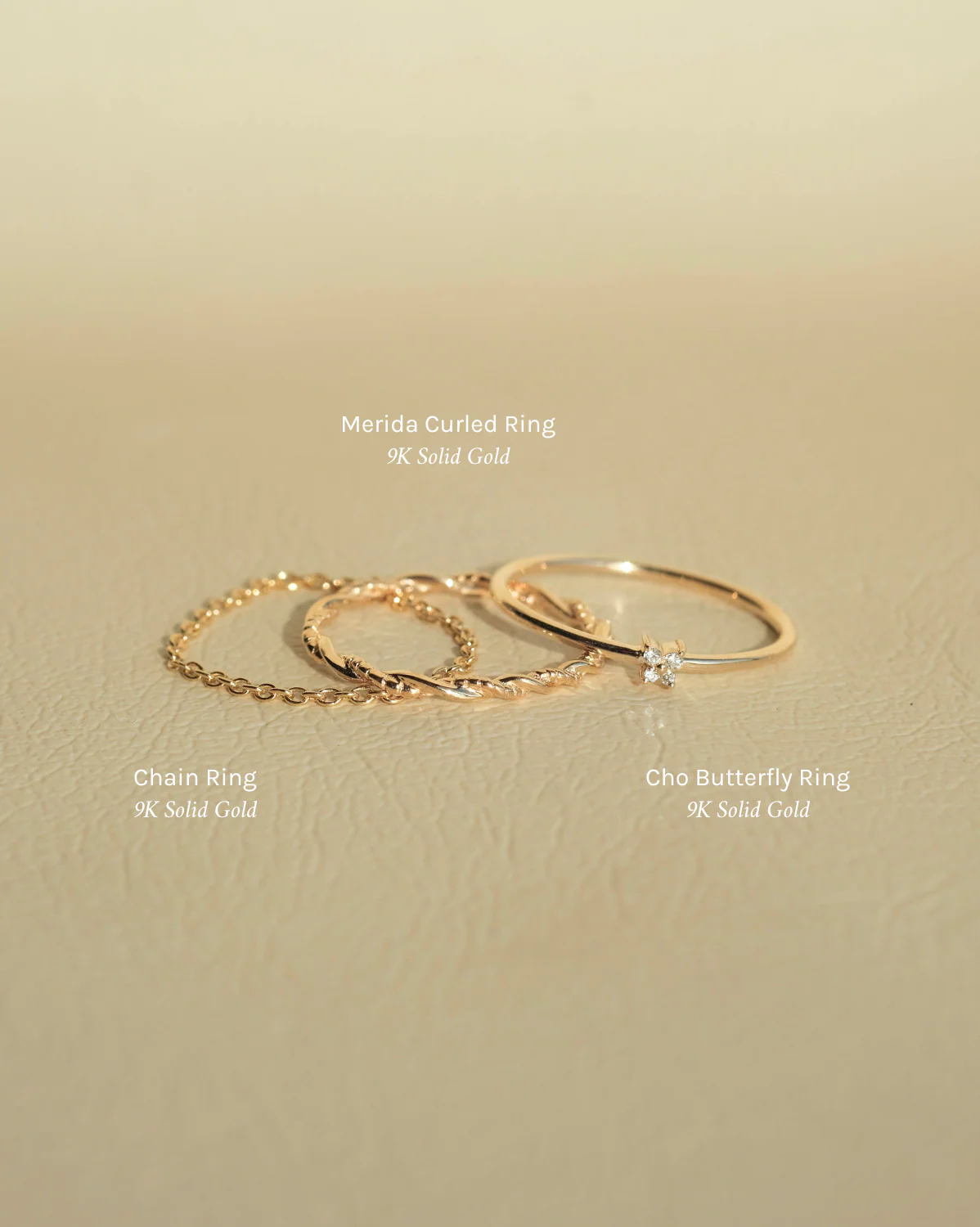 Solid Gold Cho Butterfly Ring - Image 7