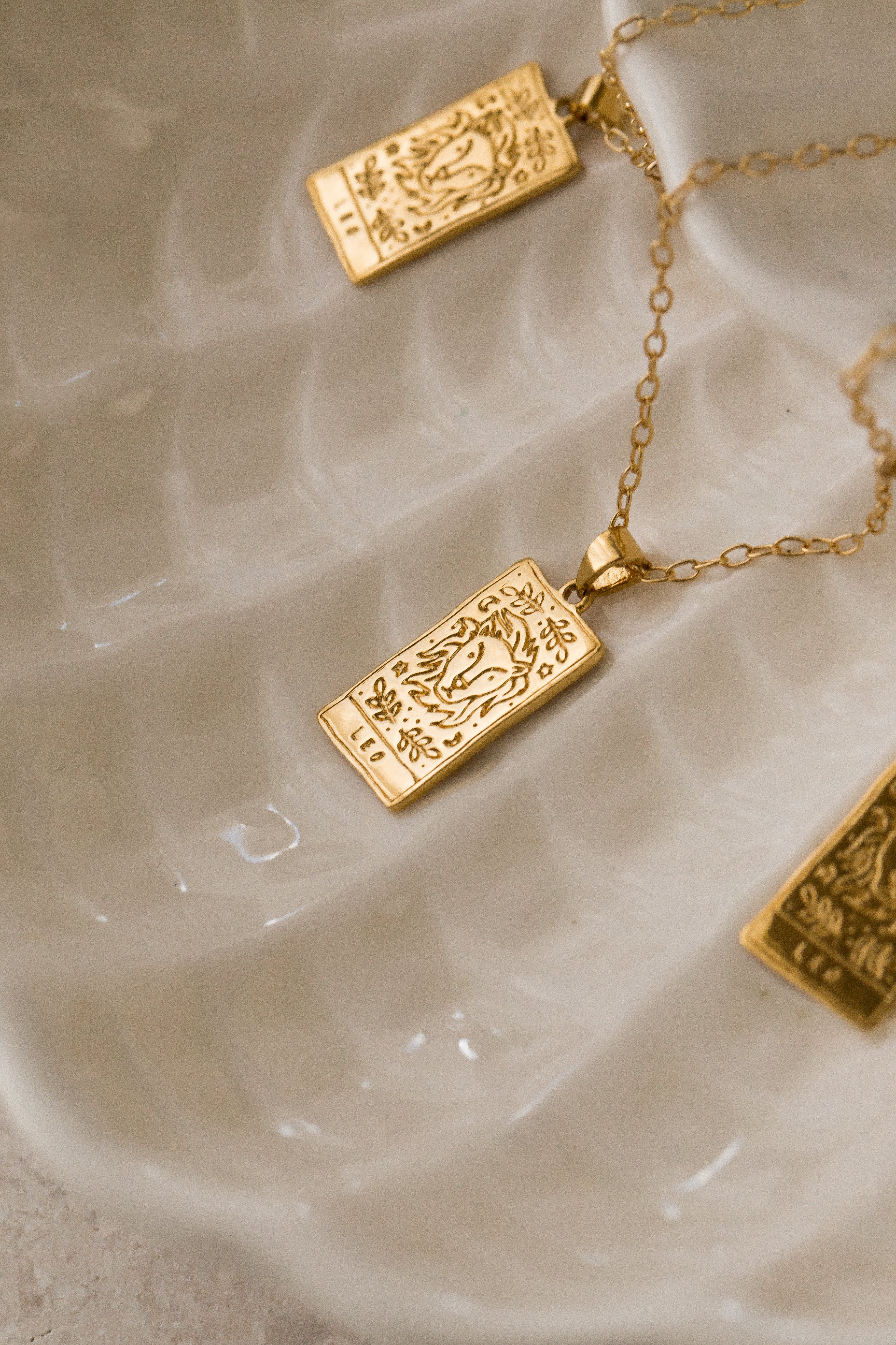 Solid Gold Custom Zodiac Necklace - Image 10