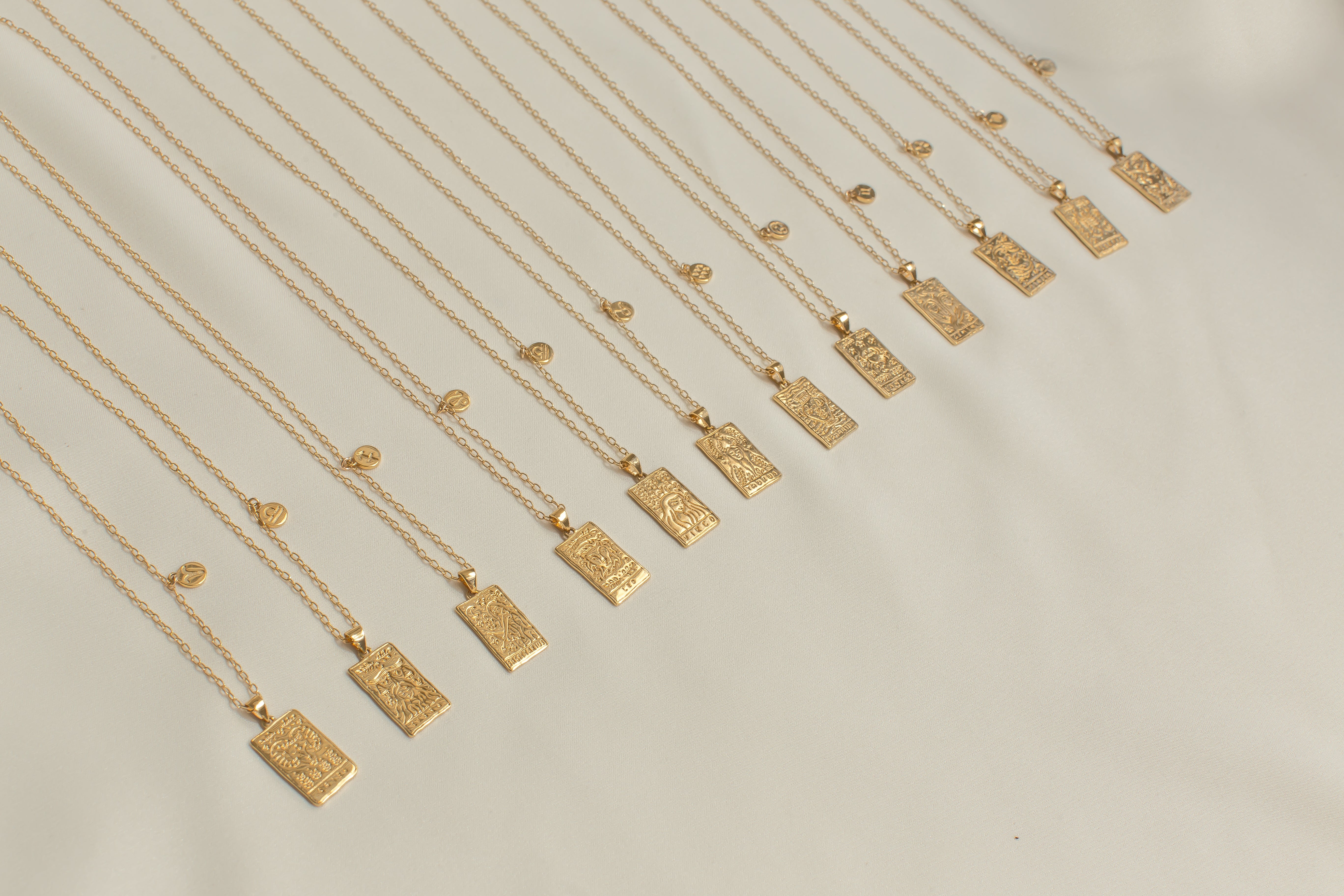 Solid Gold Custom Zodiac Necklace - Image 6