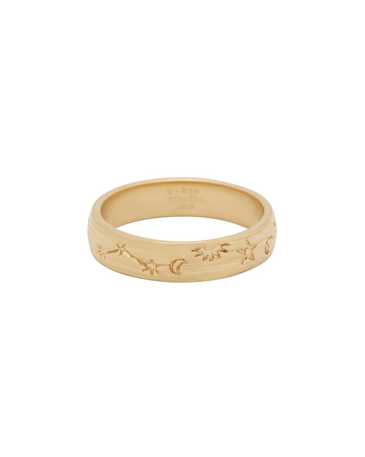 Solid Gold Dante Ring
