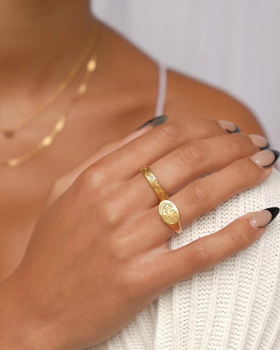 Solid Gold Dante Ring - Image 13