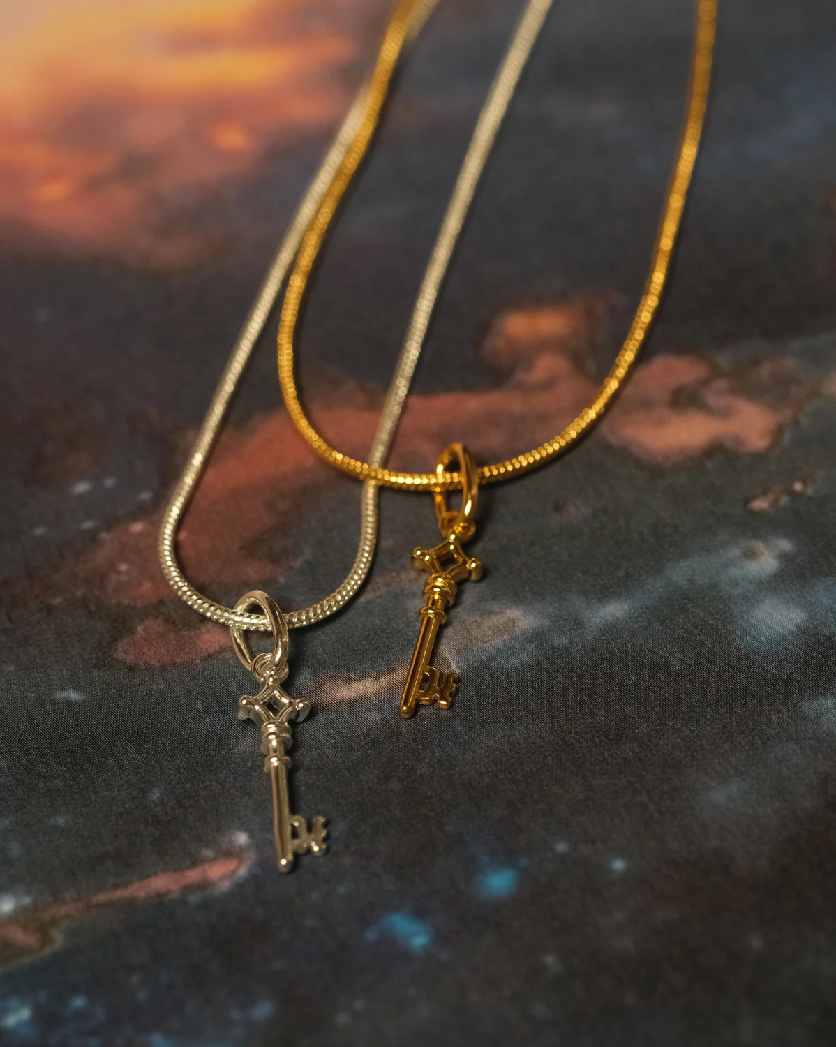 Solid Gold Eren’s Key Necklace - Image 4