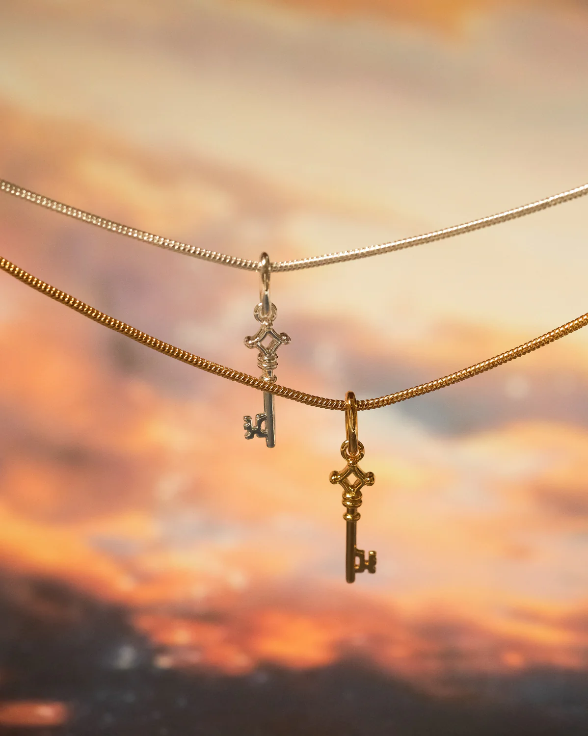 Solid Gold Eren’s Key Necklace - Image 8