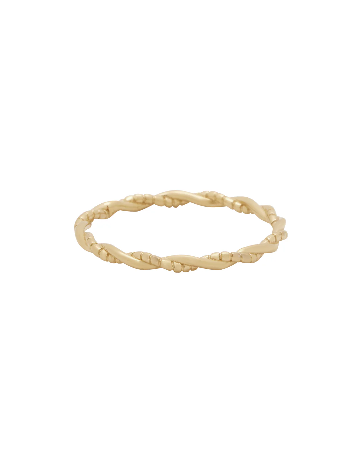 Solid Gold Merida Curled Ring