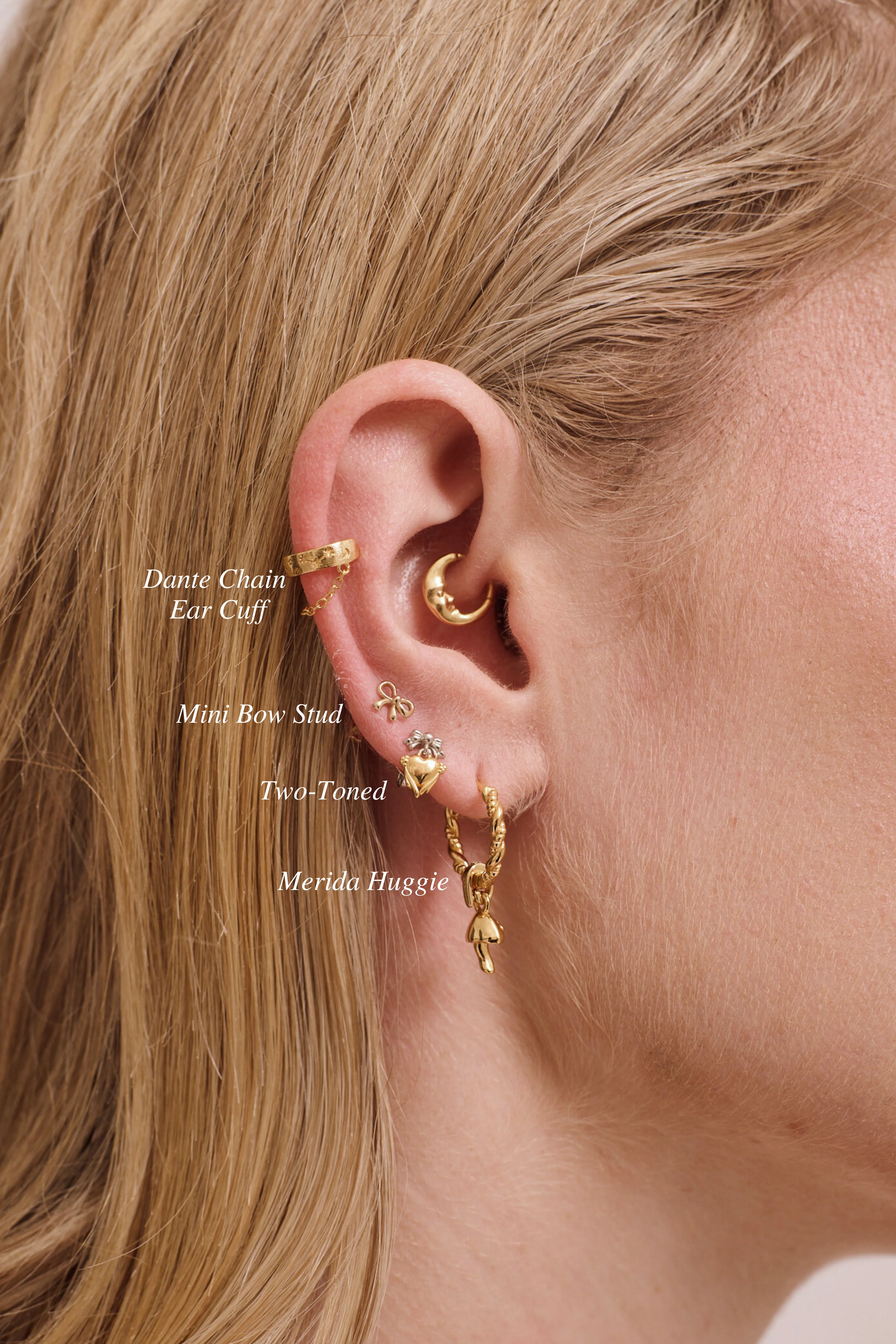 Solid Gold Merida Huggie Hoops - Image 6