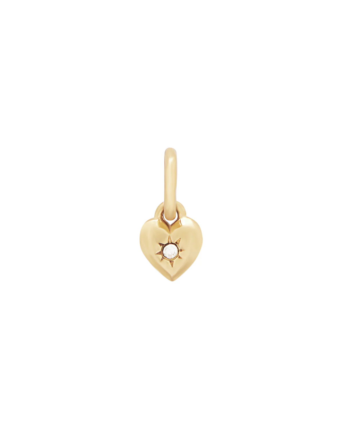 Solid Gold Mini Heart Charm