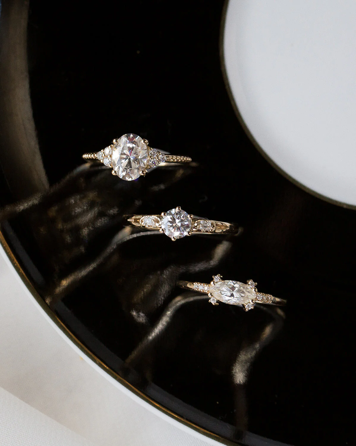 Solid Gold Nightingale Solitaire Ring - Image 3