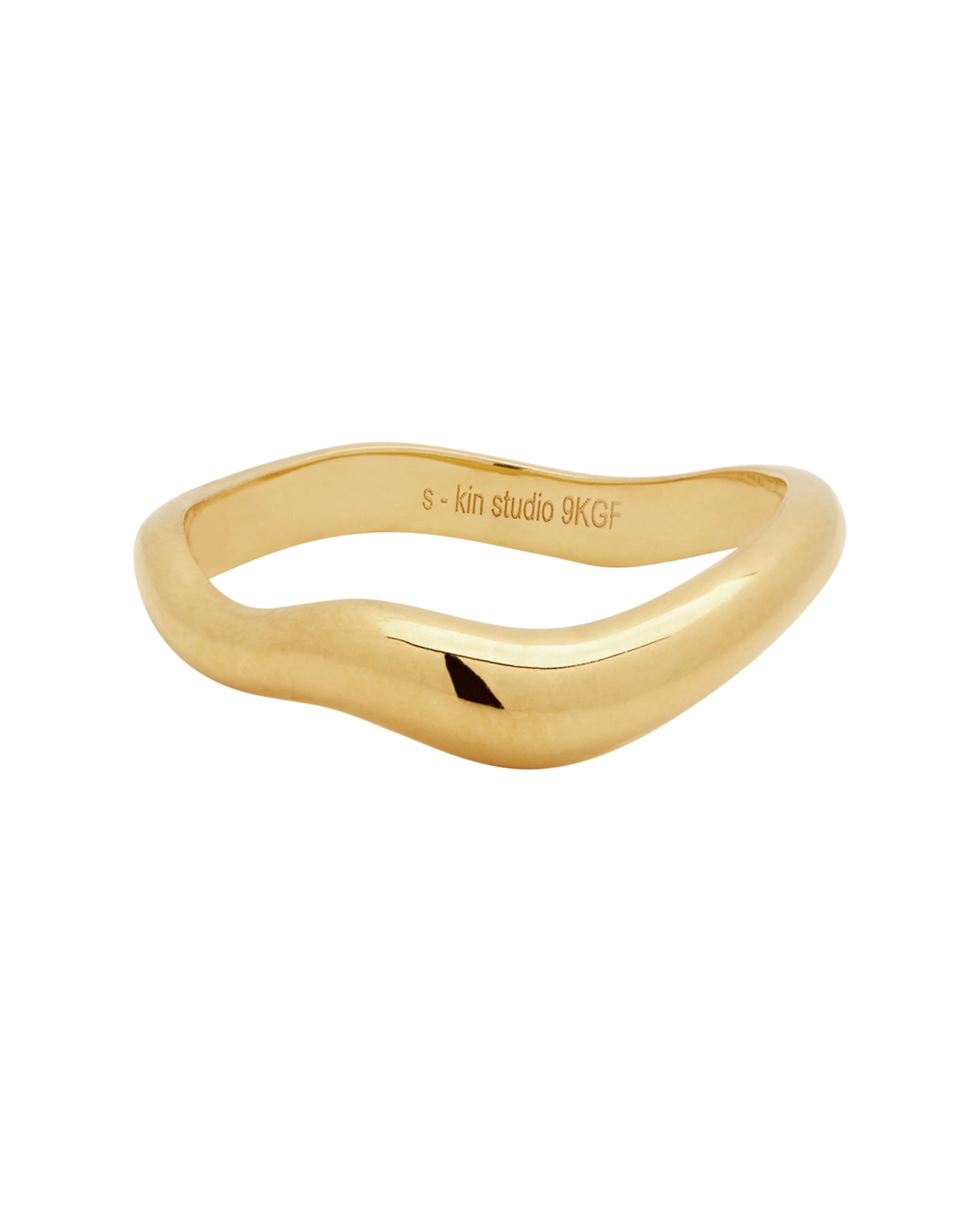 Solid Gold Romy Wave Ring - Image 11