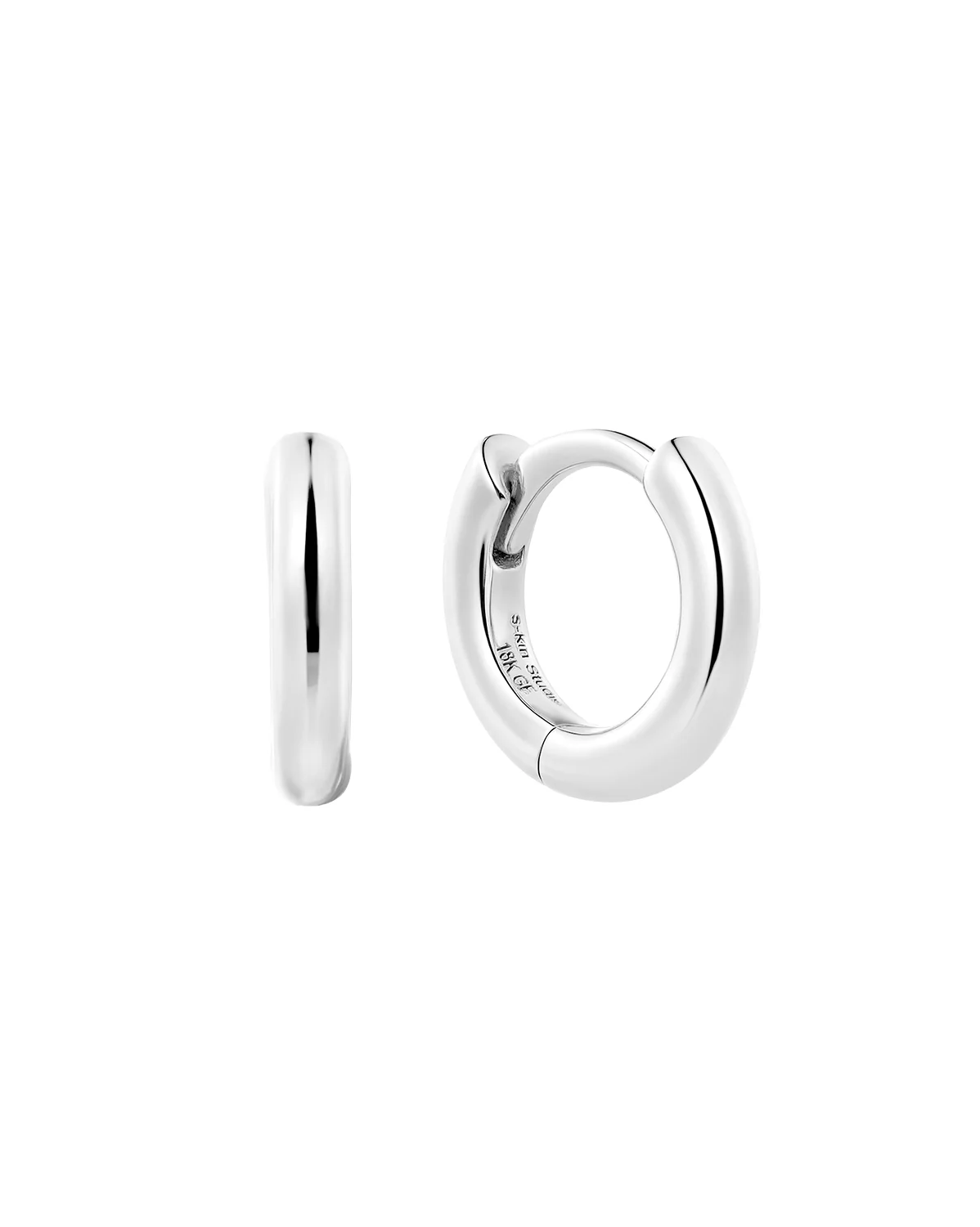 Sophie Essential Huggies - 9mm - Sterling Silver
