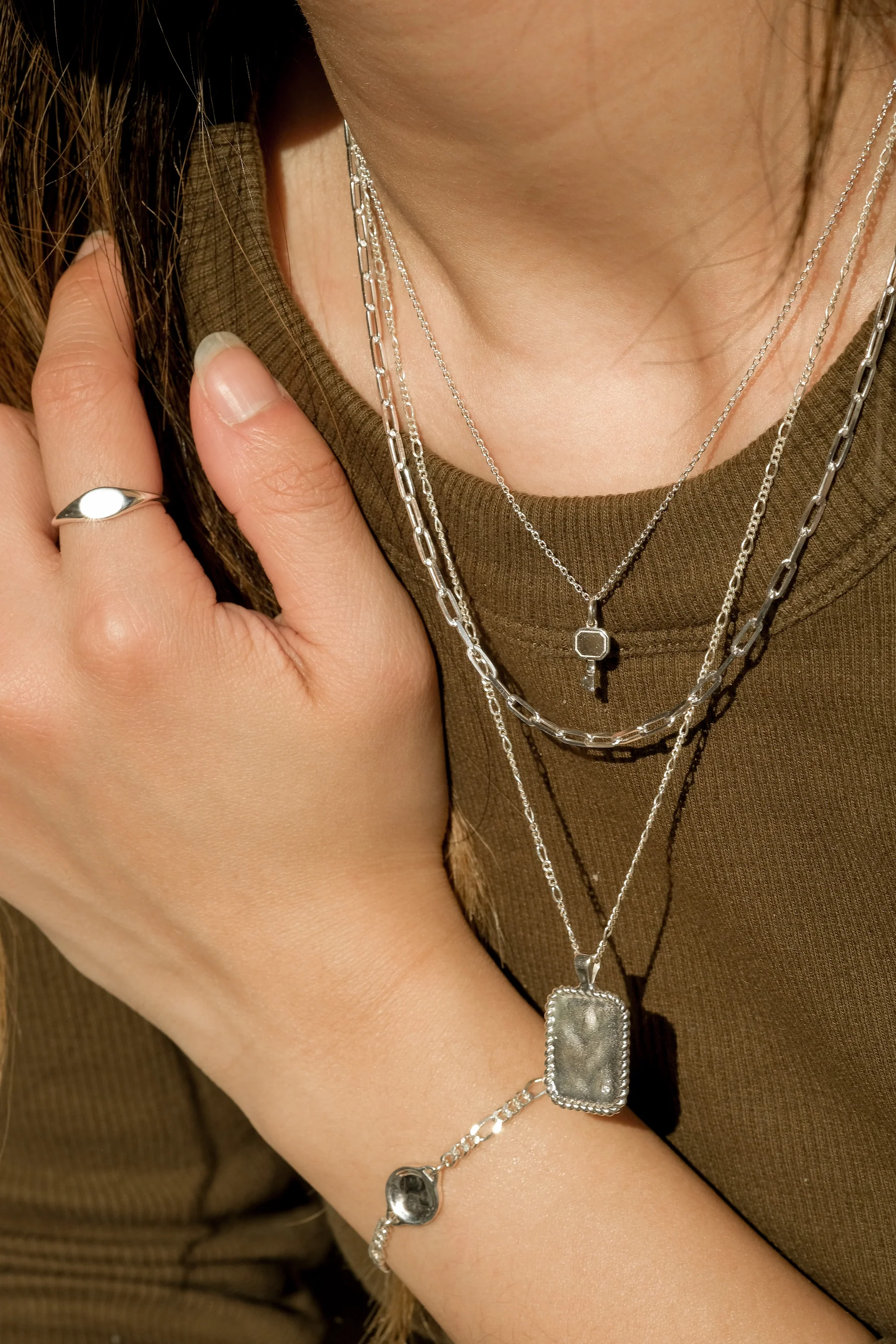 Sora Signet Ring - Sterling Silver - Image 4