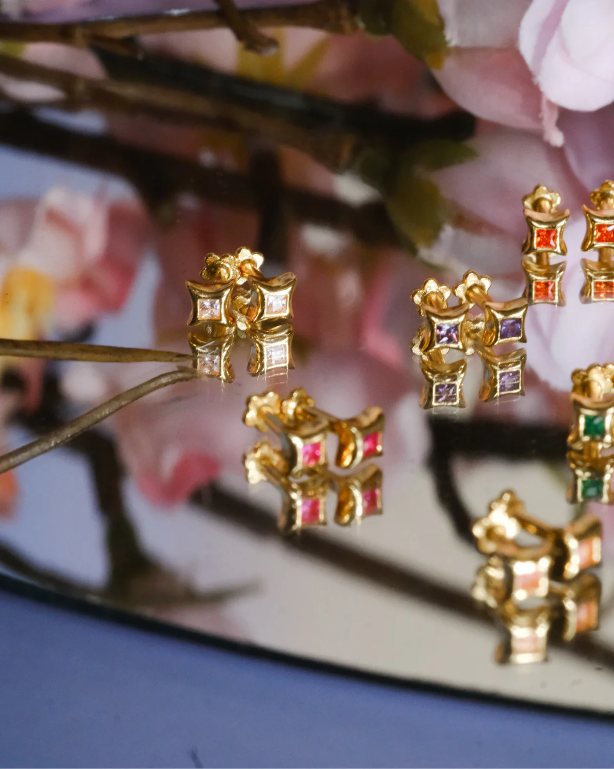 Sparkle Piercing - Emerald CZ (May) - Image 3