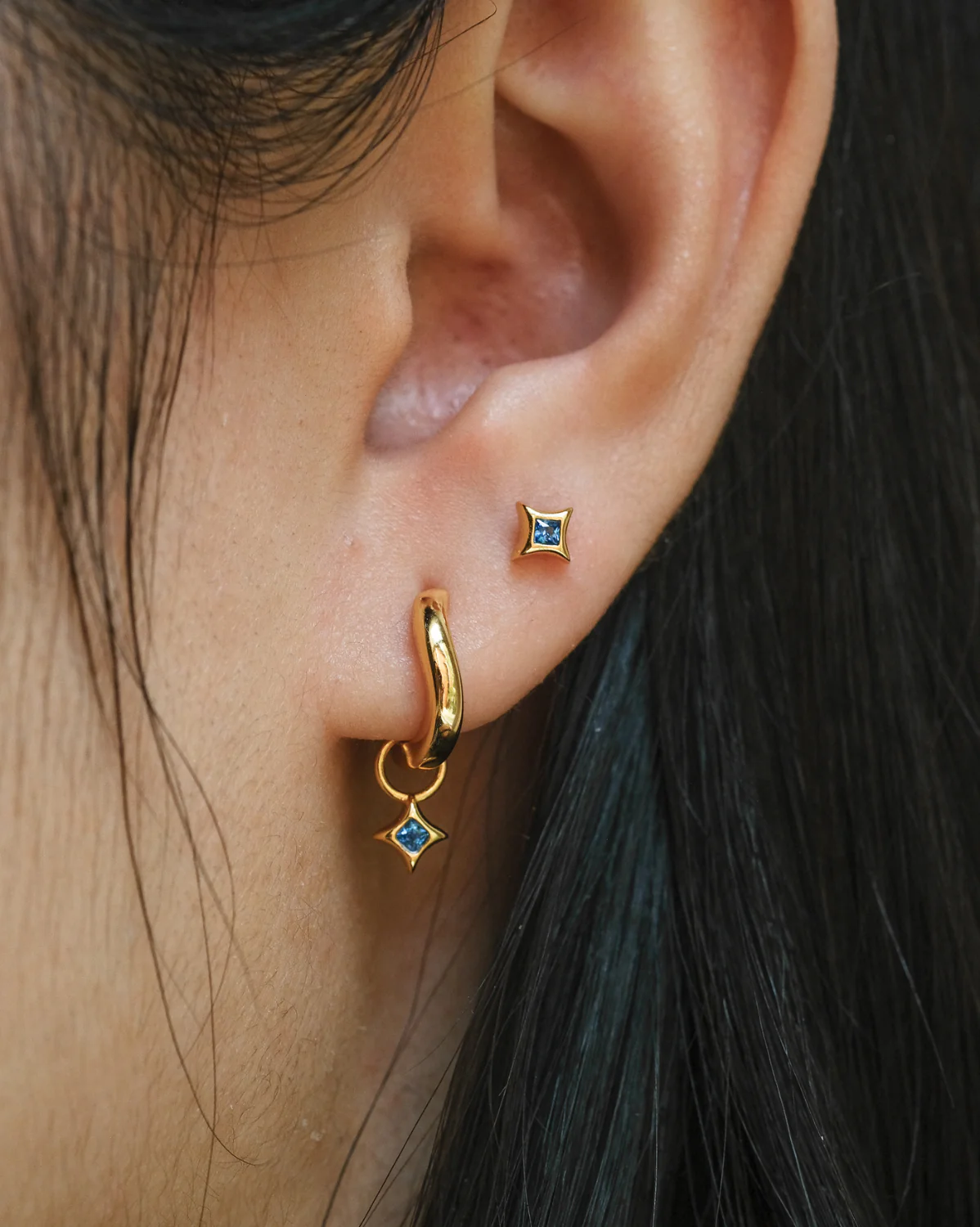 Sparkle Piercing - Blue Topaz CZ (December) - Image 4