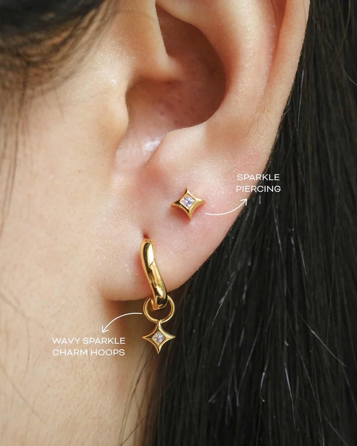 Sparkle Piercing - Diamond CZ (April) - Image 4