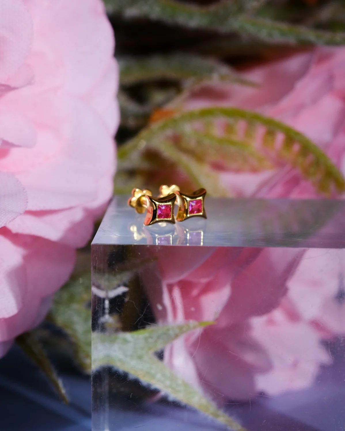 Sparkle Piercing - Ruby CZ (July) - Image 4