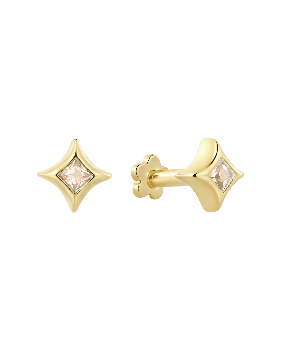 Sparkle Piercing - Topaz CZ (November)