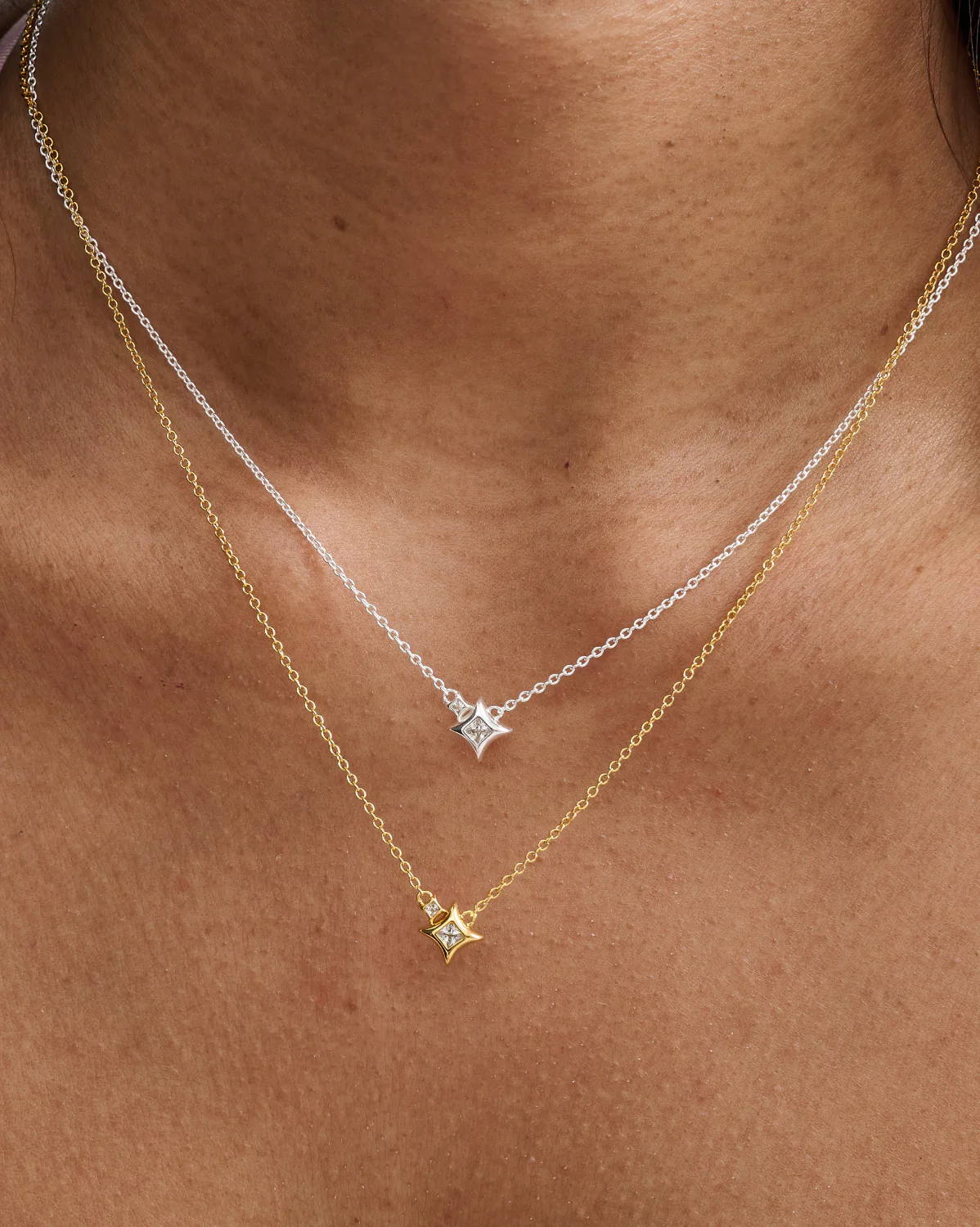 Stella Twin Sparkle Necklace - Image 2