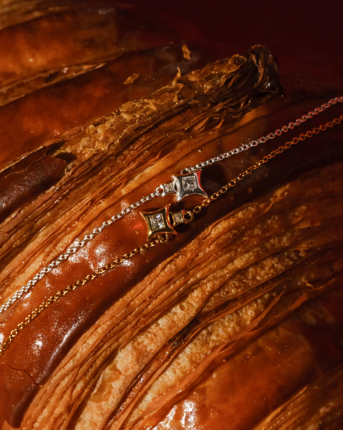 Stella Twin Sparkle Necklace - Image 3