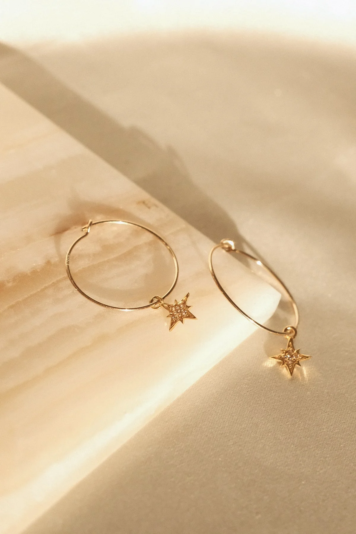 St'X Starburst Wire Hoops (Sterling Silver) - Image 3
