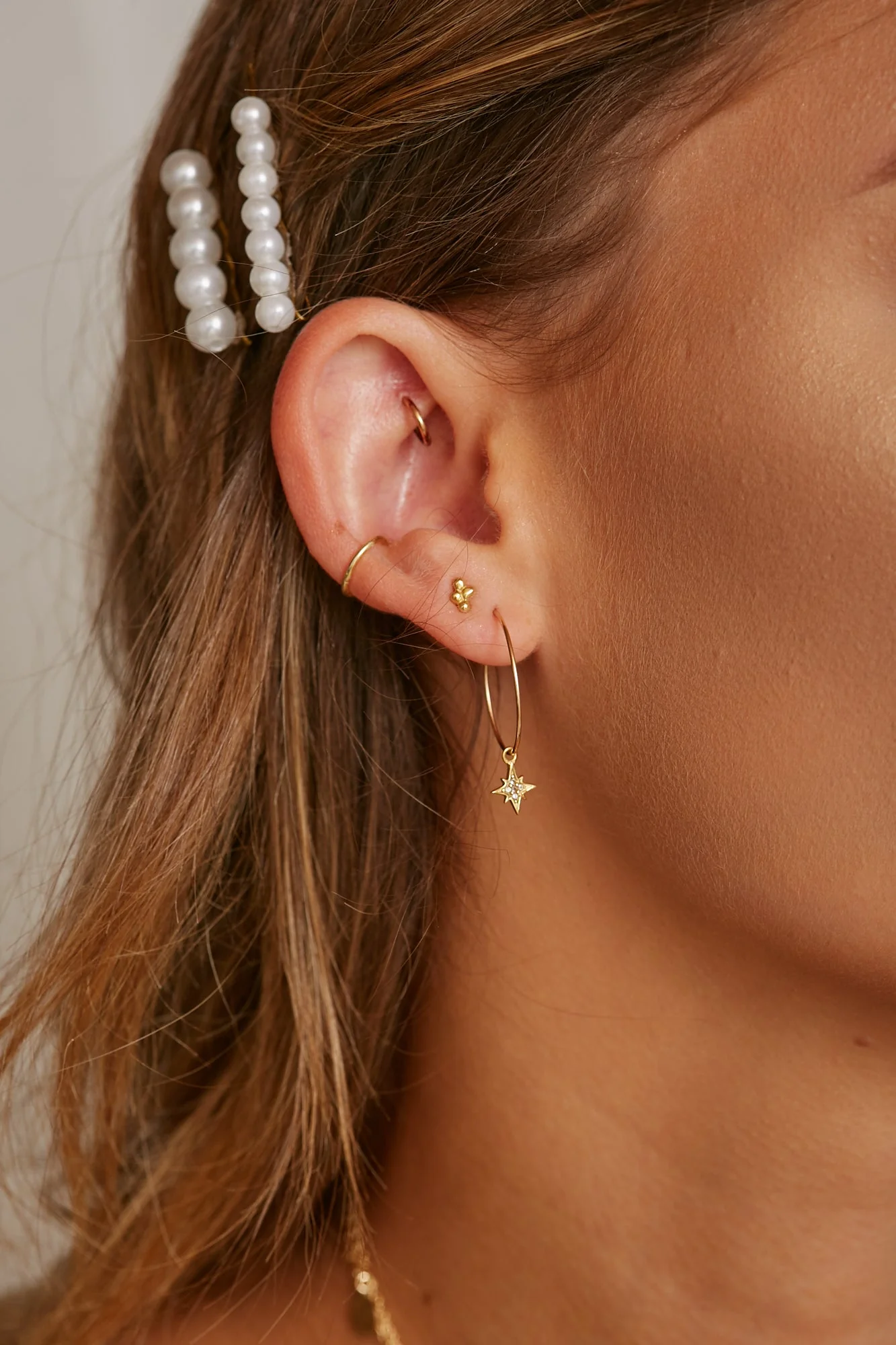 St'X Starburst Wire Hoops (Sterling Silver) - Image 7