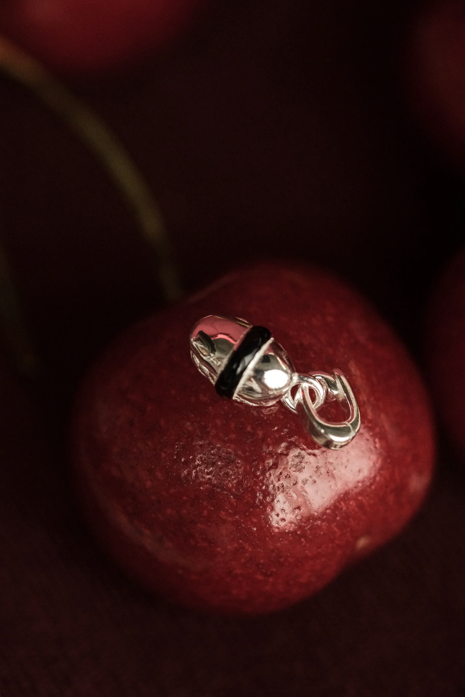 Sushi Pendant Charm - Sterling Silver - Image 4